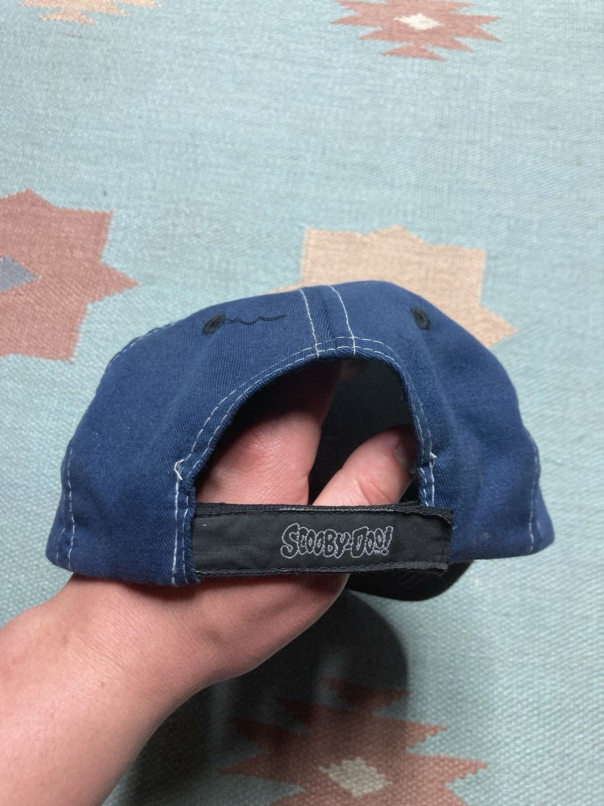 Vintage strapback hat Scooby Doo holographic trippy stoner cartoon Size ONE SIZE - 5 Thumbnail