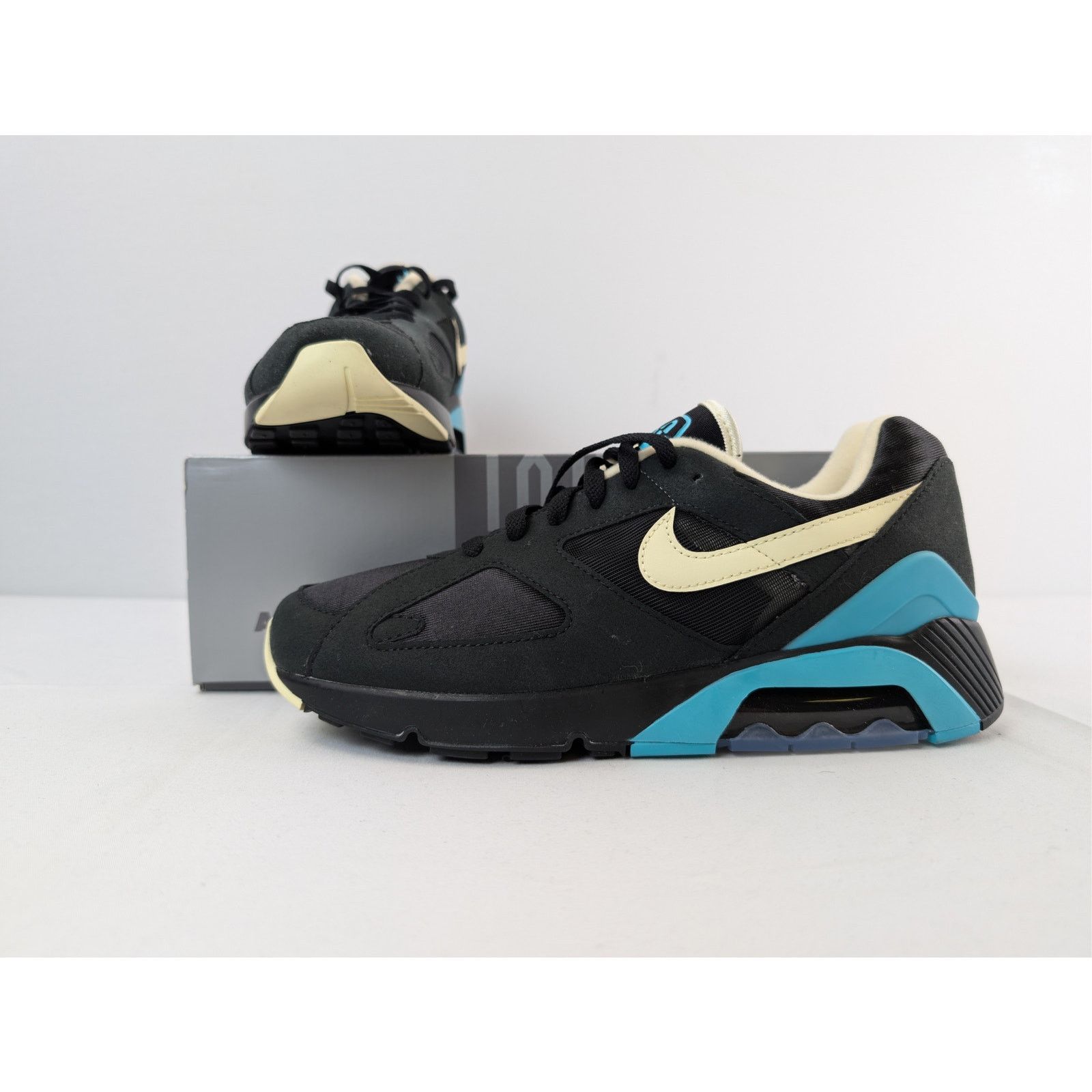 Nike o1rshd1 Nike Air 180 Dusty Cactus Sneakers in Black Size US 8.5 / EU 41-42 - 18 Thumbnail