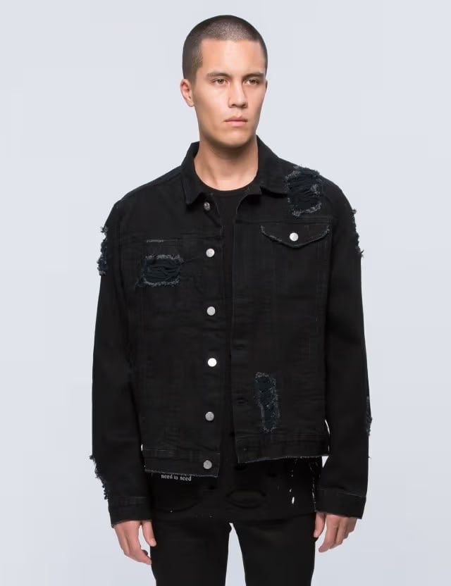 Misbhv Misbhv Design Distressed Denim sonic you Black Jacket Size US M / EU 48-50 / 2 - 3 Thumbnail