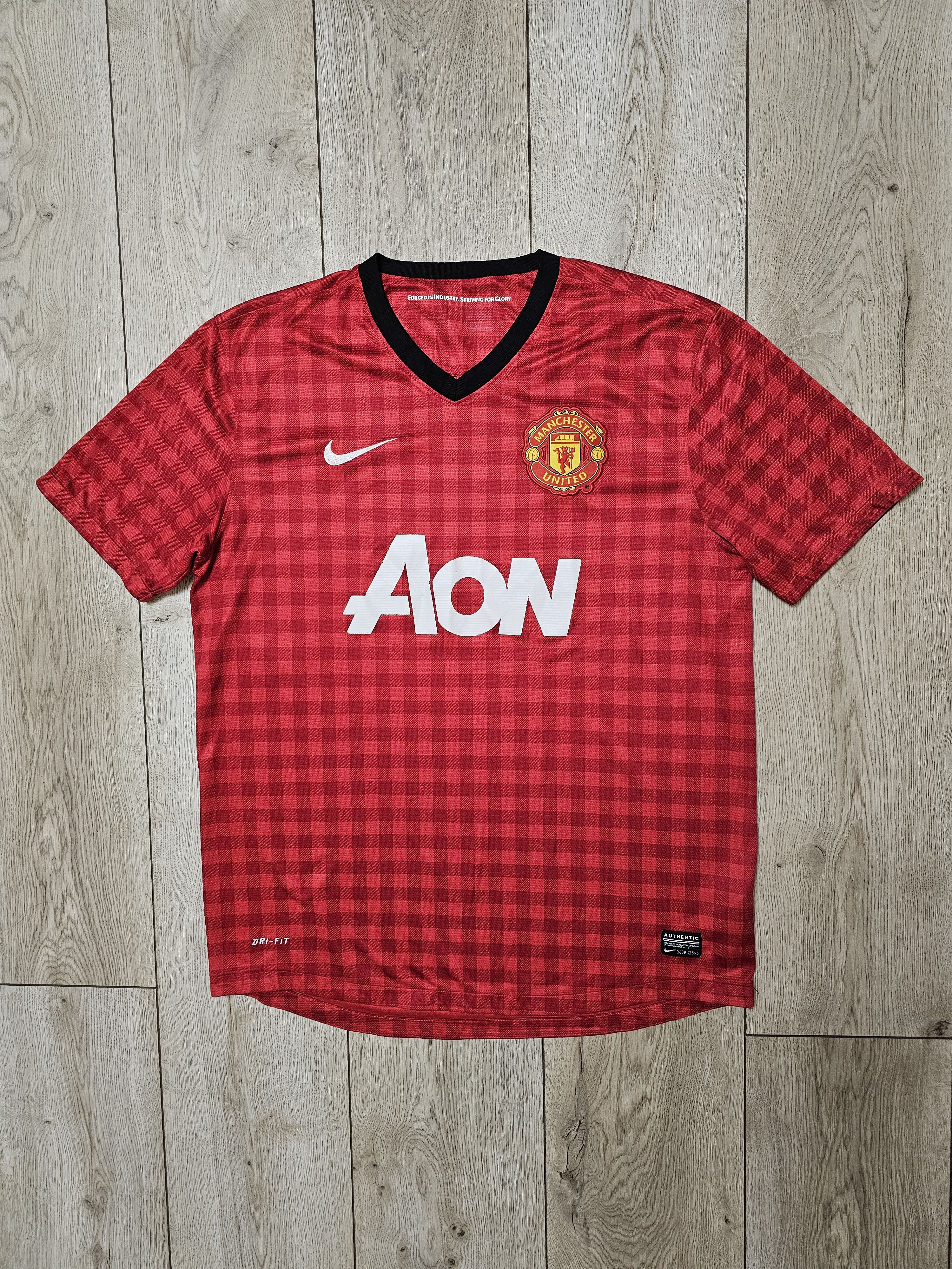 Nike MANCHESTER UNITED 2012 2013 HOME FOOTBALL SOCCER JERSEY Size US L / EU 52-54 / 3 - 1 Thumbnail