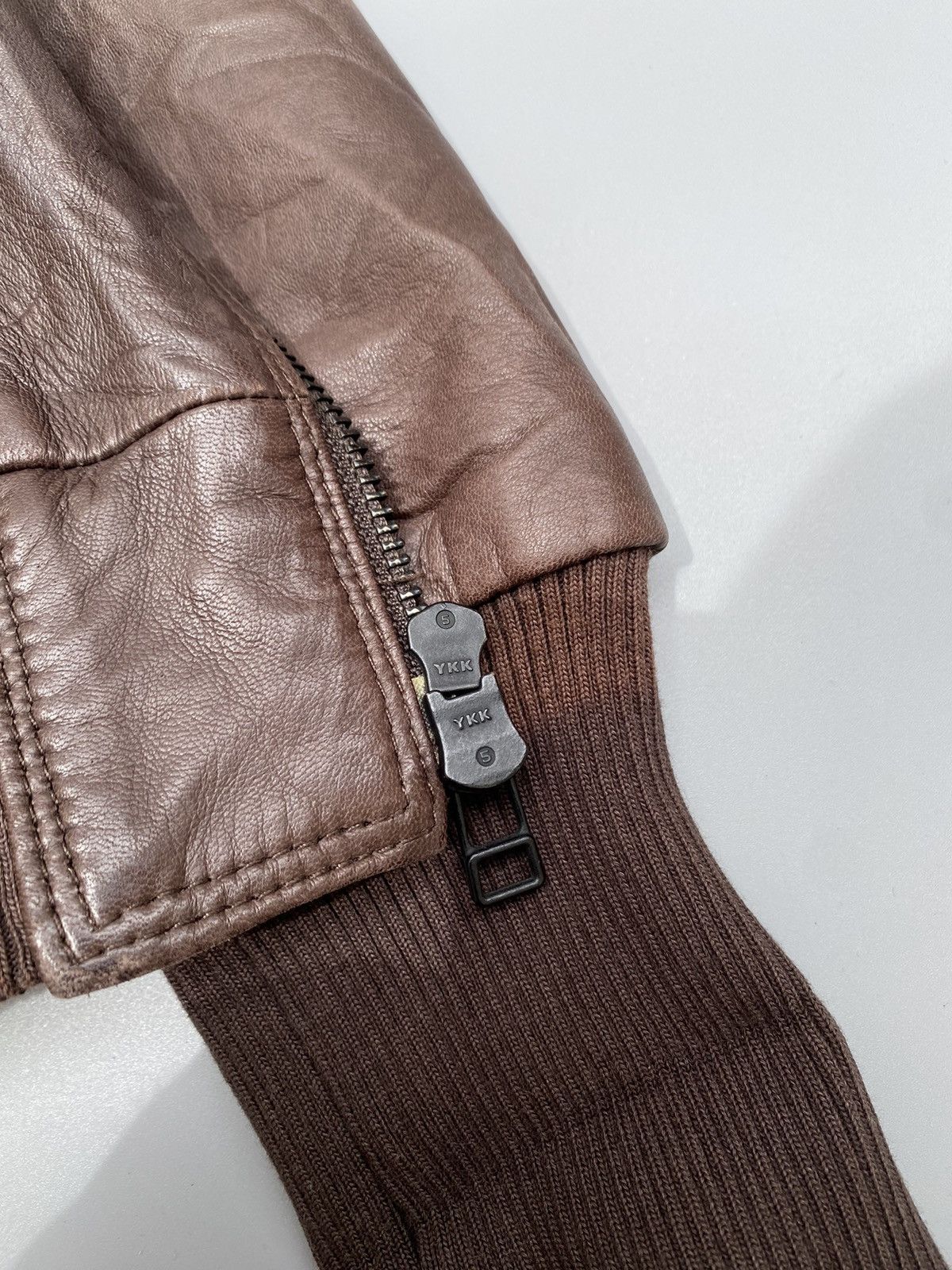 If Six Was Nine × KMRii Custom Culture- Punk Leather-Trimmed Hooded Zip up Jacket Size US XXS / EU 40 - 8 Thumbnail