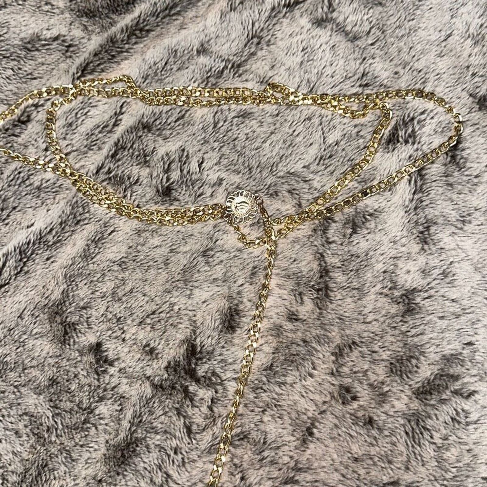 Other Layered Gold Disc Body Chain Belt | Sz OS Size ONE SIZE - 3 Thumbnail