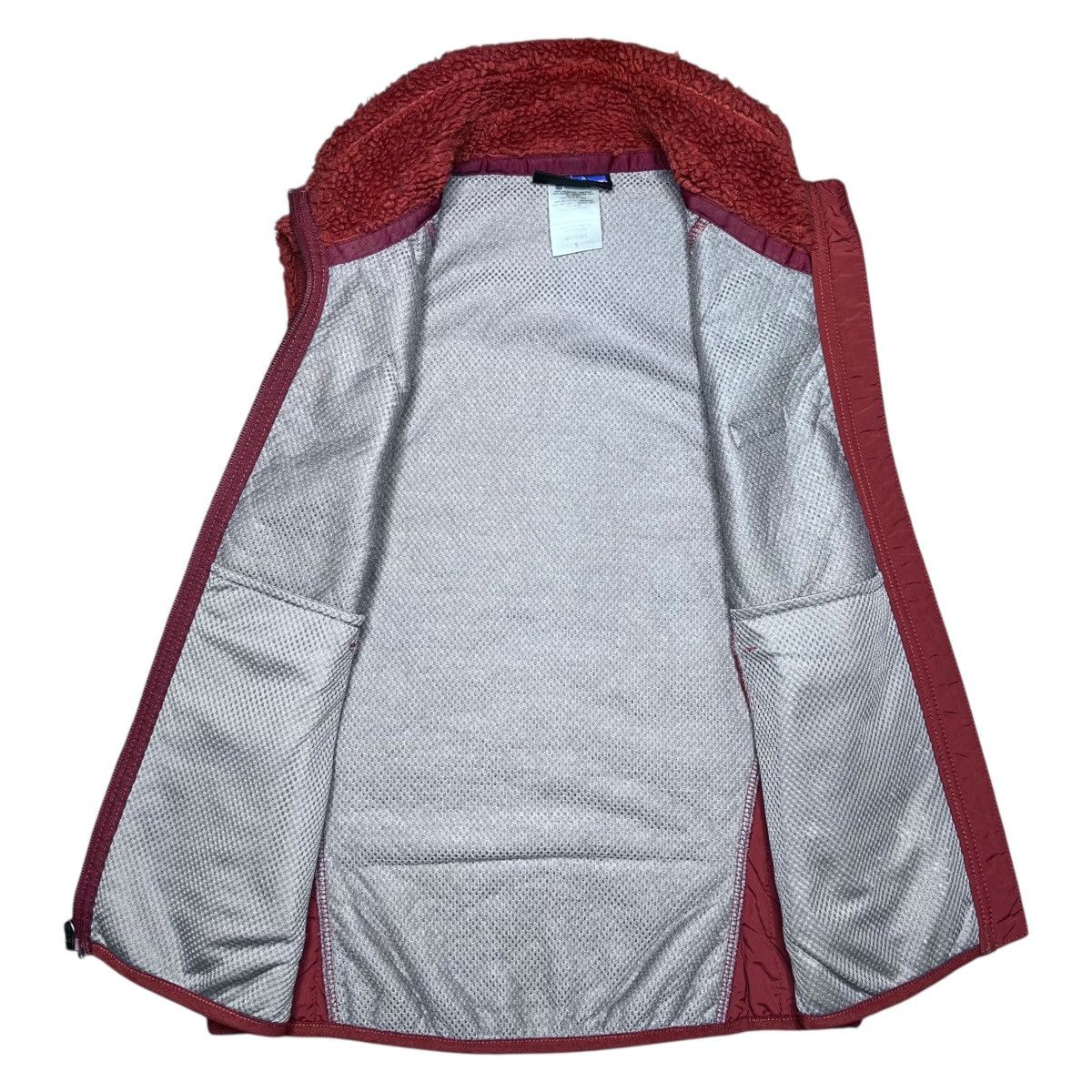 Patagonia Patagonia Retro-X Women’s Zip Up Rust Orange Pile Vest Sz S Size S / US 4 / IT 40 - 3 Thumbnail