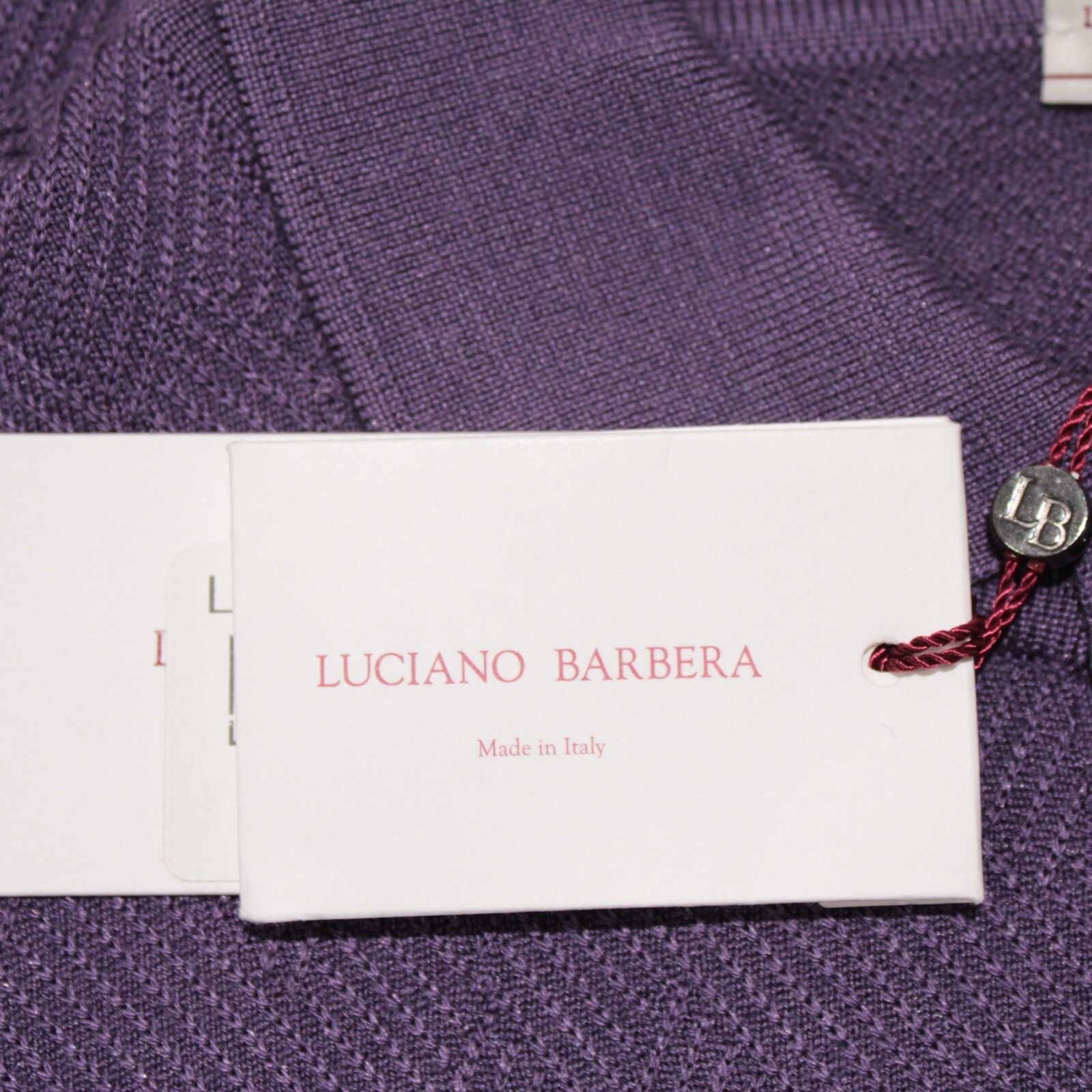 Luciano Barbera Luciano Barbera Sweater Size US L in Purple Size US L / EU 52-54 / 3 - 2 Thumbnail