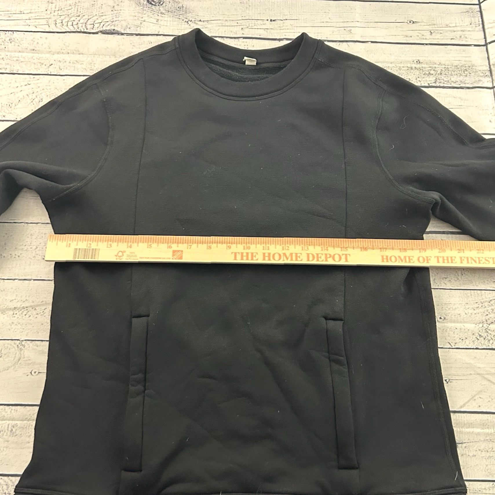 Lululemon Lululemon Sweatshirt Pullover Crew Neck Kangaroo Pocket Black Men's M Shirt Size US M / EU 48-50 / 2 - 4 Thumbnail