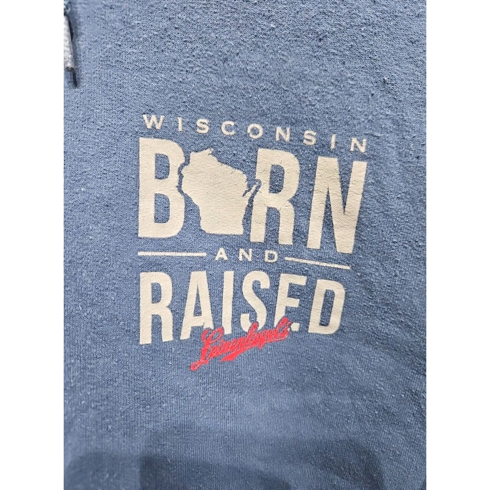 Vintage Leinenkugel's Hooded Hoodie Sweatshirt Wisconsin Beer Mens Large Blue Sweatshirt Hooded Graphic Print Fall Winter Long Sleeve Mens Size US L / EU 52-54 / 3 - 2 Thumbnail