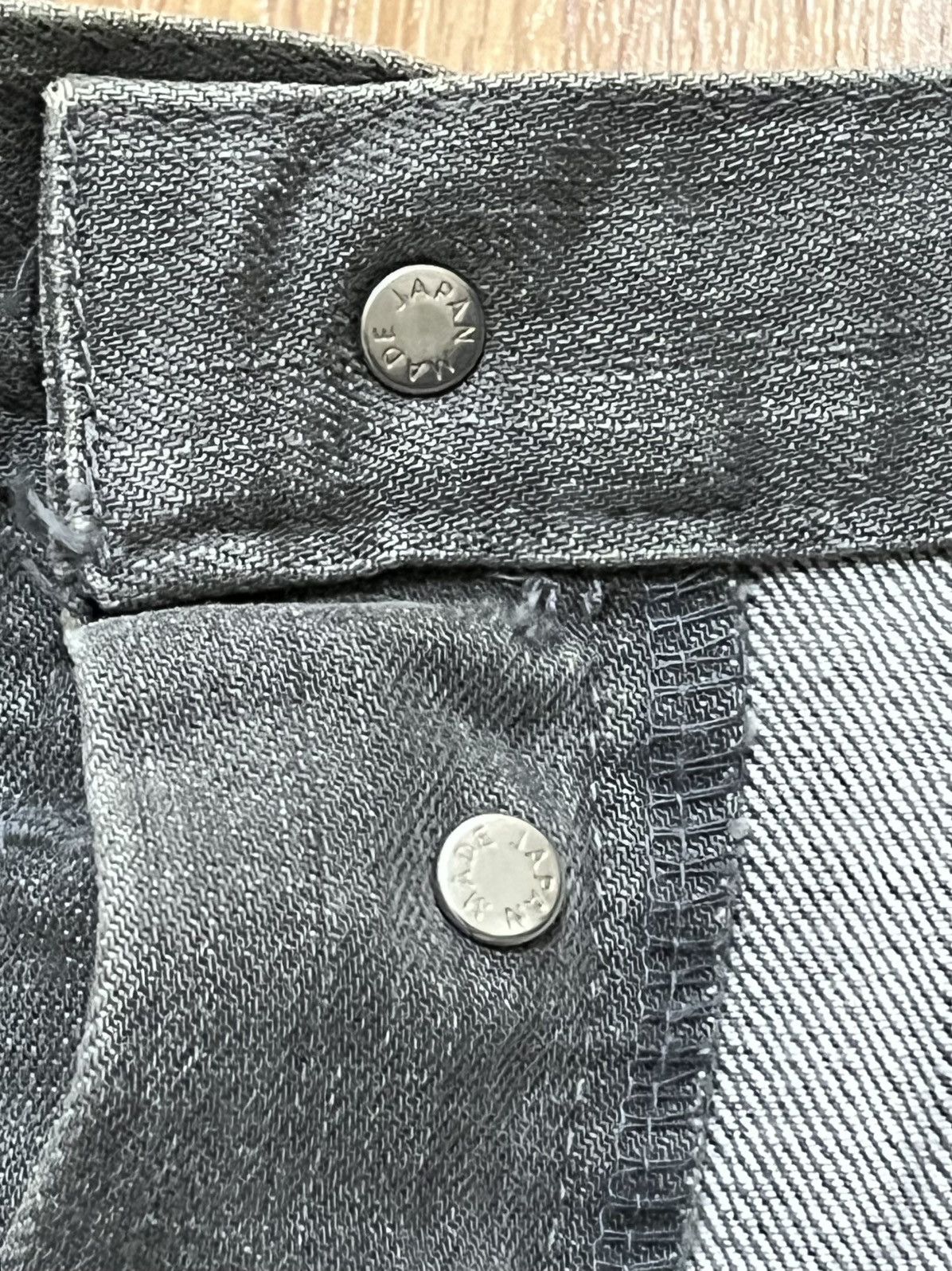 Tornado Mart Vintage 90s Tornado Mart Waxed Jeans Size US 31 - 11 Thumbnail