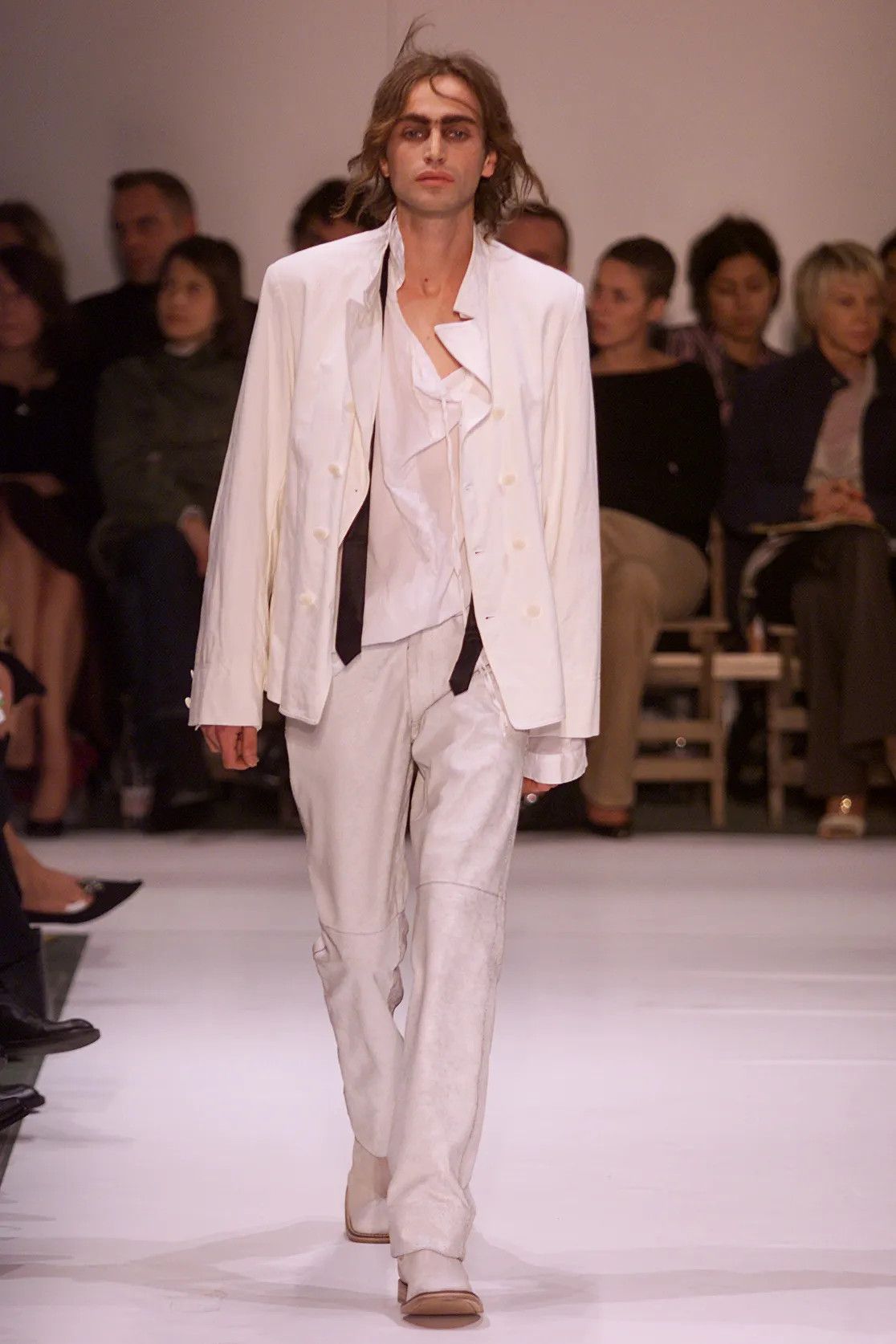 Ann Demeulemeester Ann Demeulemeester SS02 Leather Pants Size 26" / US 2 / IT 38 - 1 Thumbnail