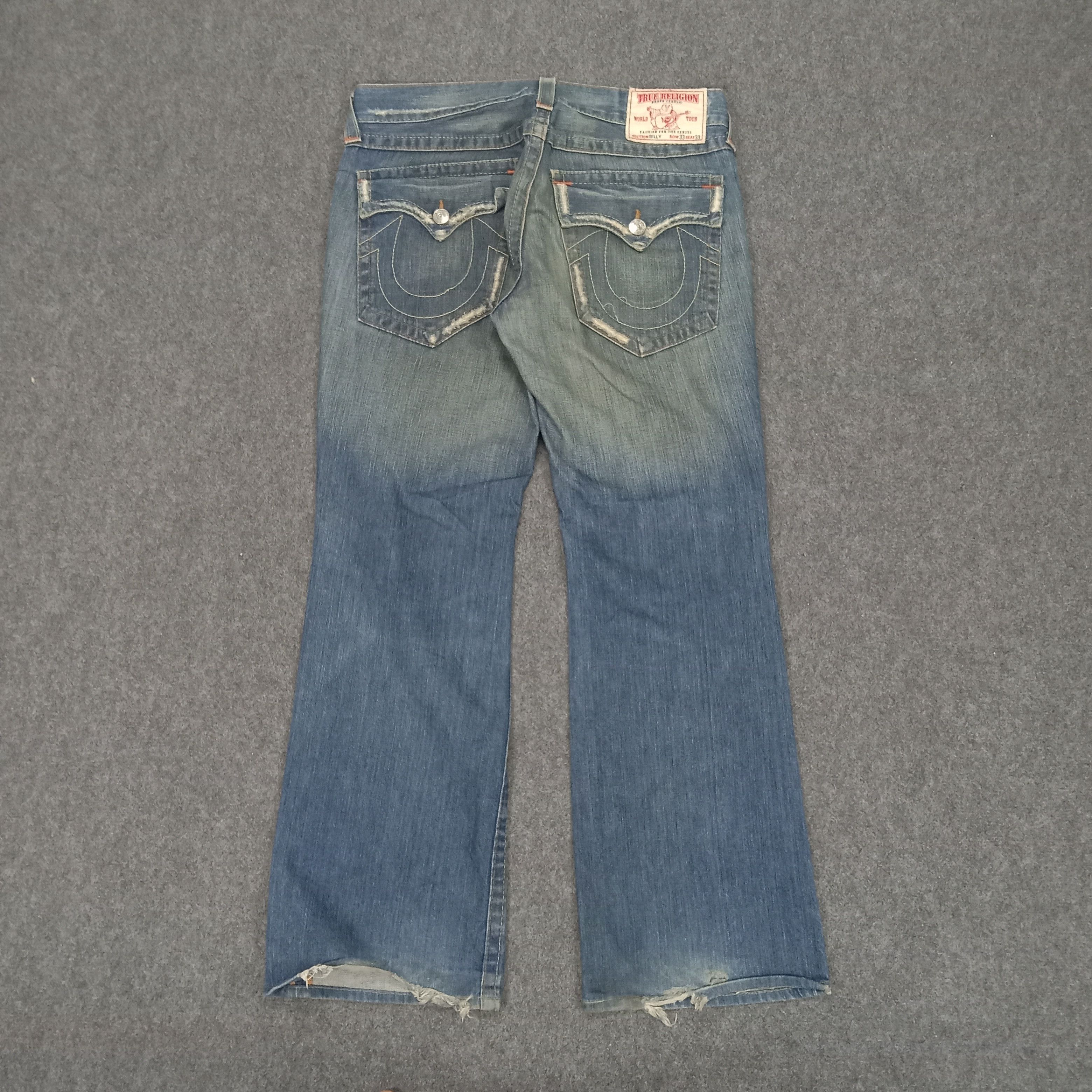 True Religion × Vintage True Religion American Style Denim Jeans Size US 37 - 1 Thumbnail