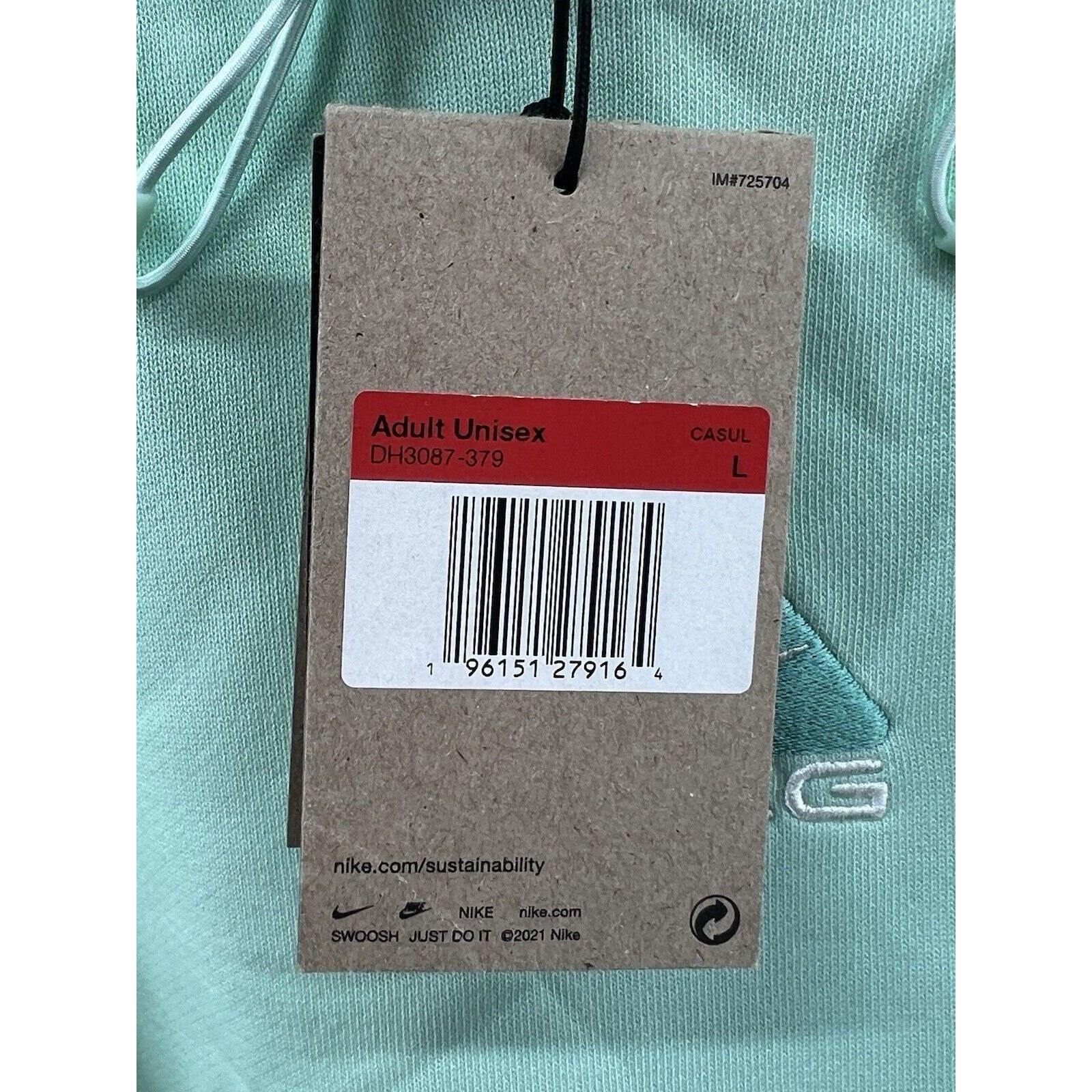 Nike ACG Nike ACG Therma-Fit Fleece Hoodie Mint Green DH3087-379 Size US L / EU 52-54 / 3 - 4 Thumbnail