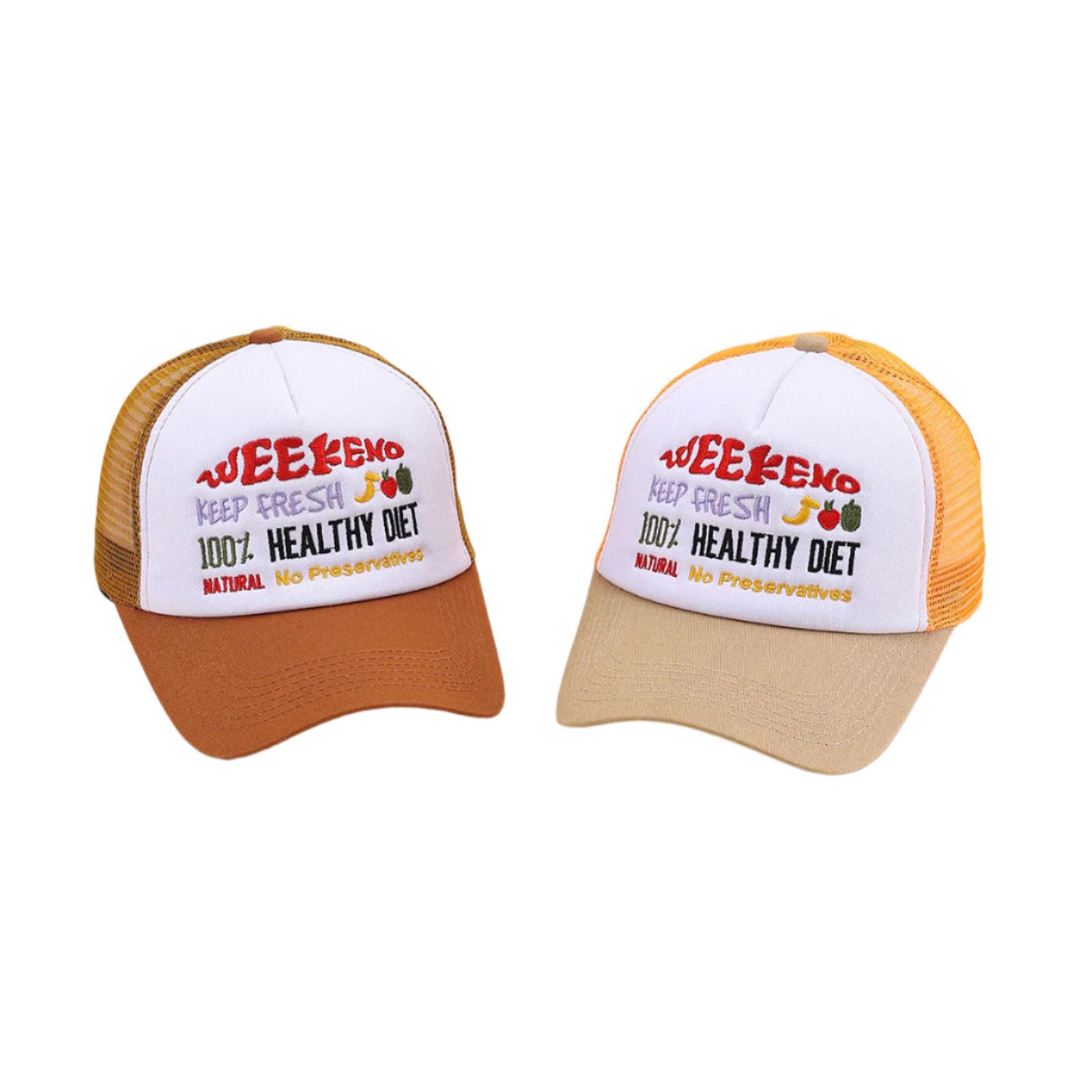Other Embroidered "Healthy Diet" Trucker Hat Size ONE SIZE - 4 Thumbnail