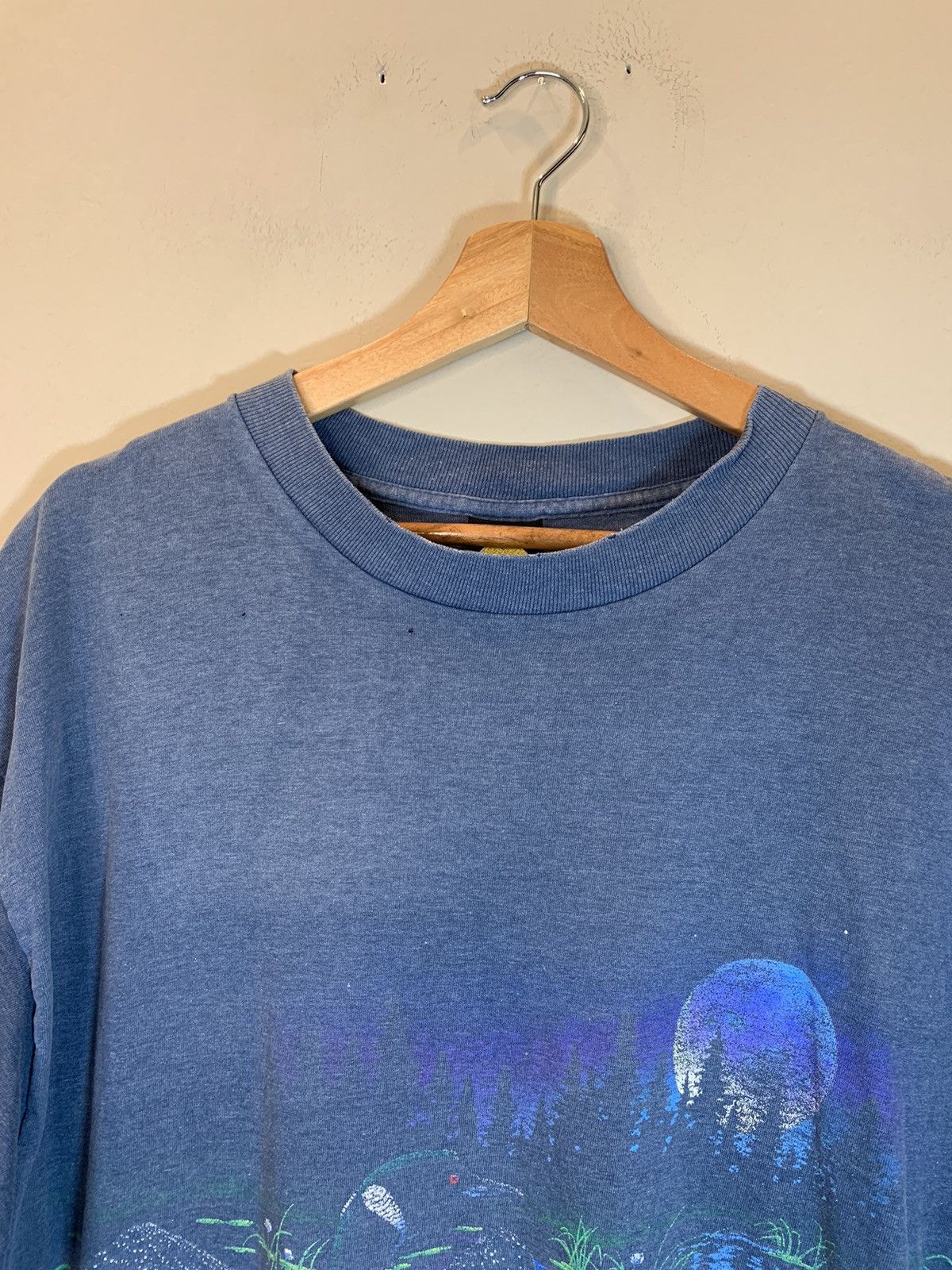 Vintage *RARE* Vintage 80s Loon Birds Nature AOP Single Stitch Shirt Size US XL / EU 56 / 4 - 4 Thumbnail