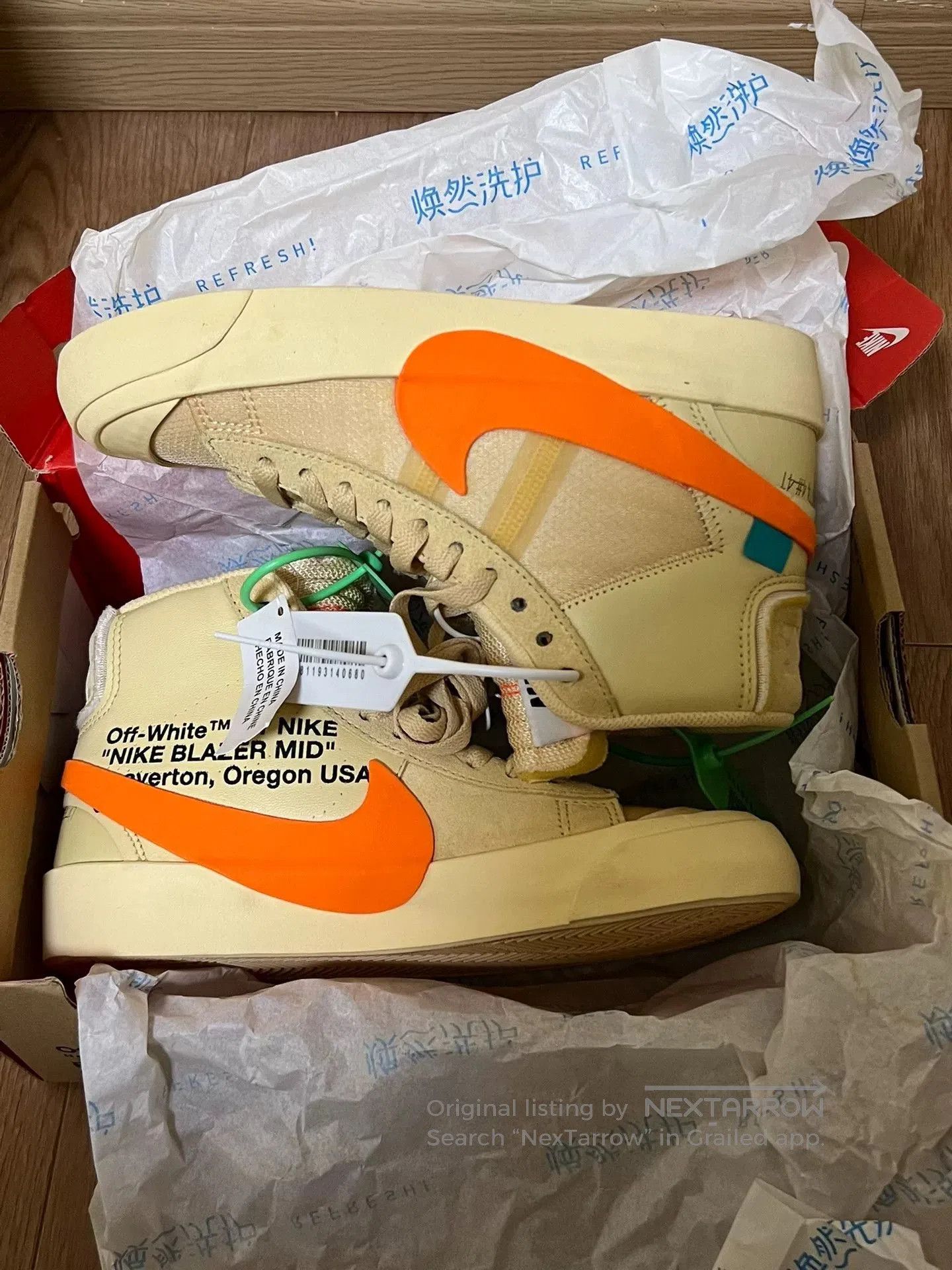 Off-White OFF-WHITE x Nike Blazer "All Hallows Eve". Size US 5 / EU 37 - 8 Thumbnail