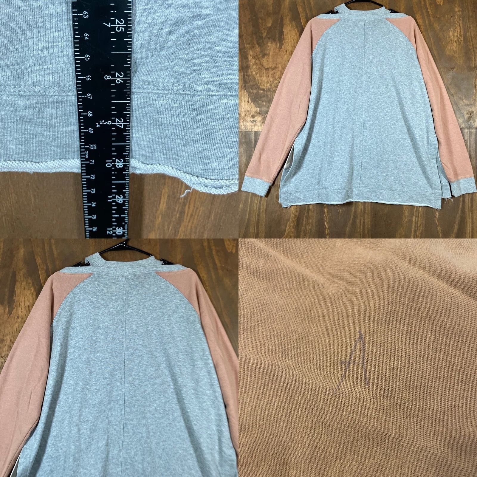 BKE BKE Womens Sweater Gray MultiColor Block Side Slits M/L Pullover Knit Slit Sleeve Womens Size L / US 10 / IT 46 - 8 Thumbnail