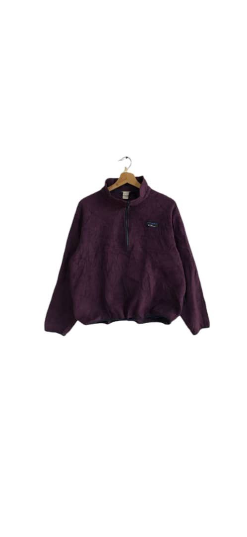 L.L. Bean × Vintage Vintage 90’s L.L Bean Embroided Half Zipper Fleece Size US M / EU 48-50 / 2 - 1 Thumbnail