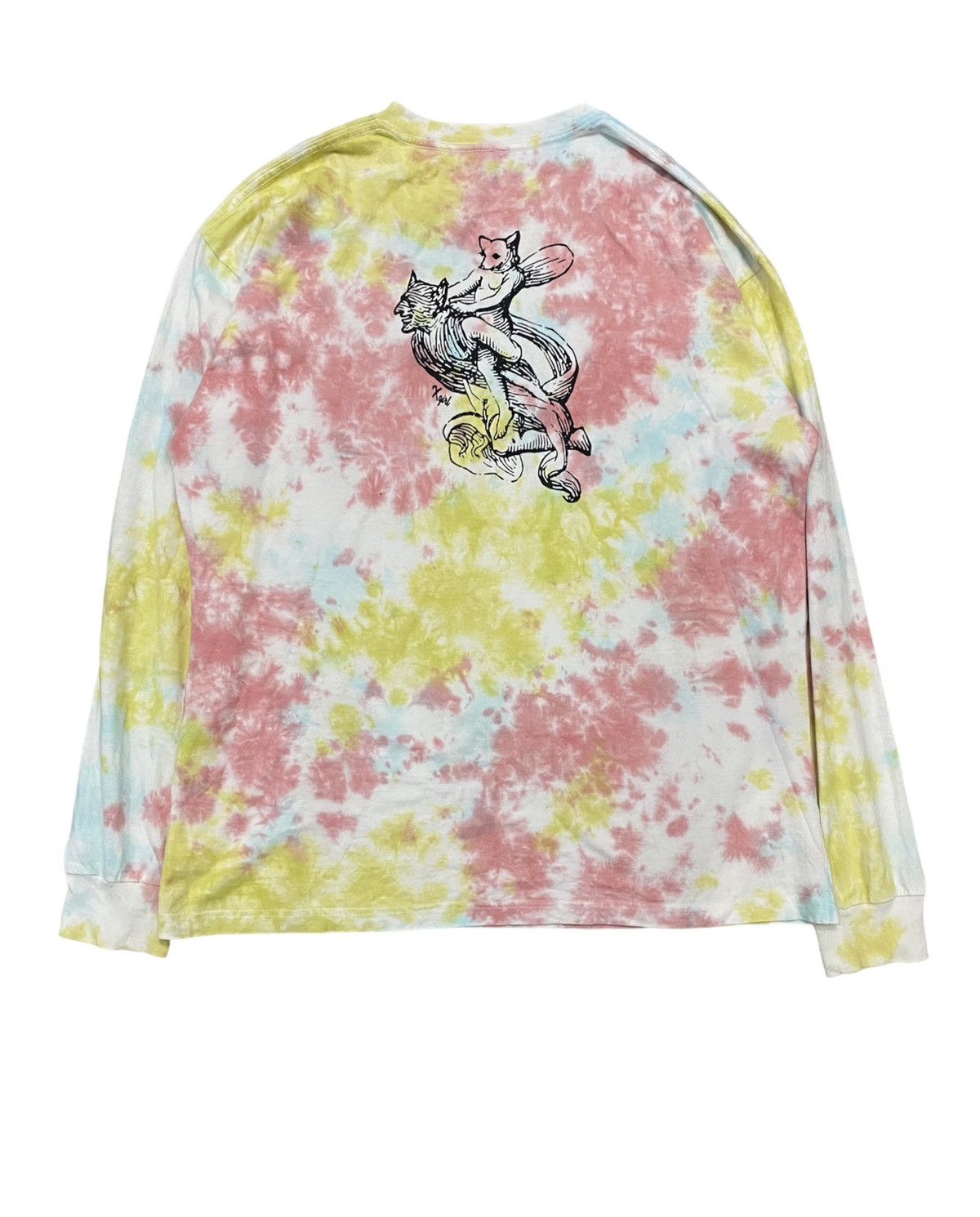 Japanese Brand X-GIRL Japan tripe skull ride a monster acid wash Size US XL / EU 56 / 4 - 1 Thumbnail