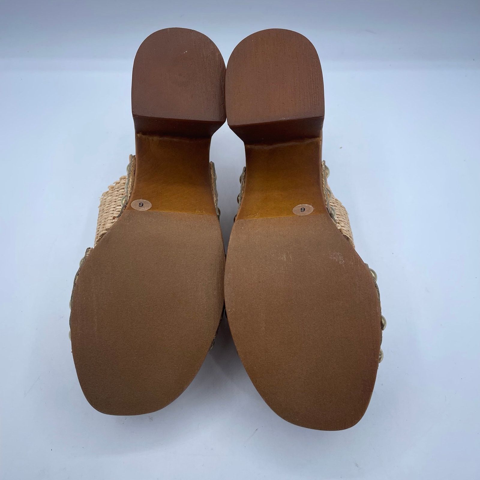Steve Madden Steve Madden SunKissed Raffia Sandals Block Heels Italy 6 Size US 6 / IT 36 - 8 Thumbnail