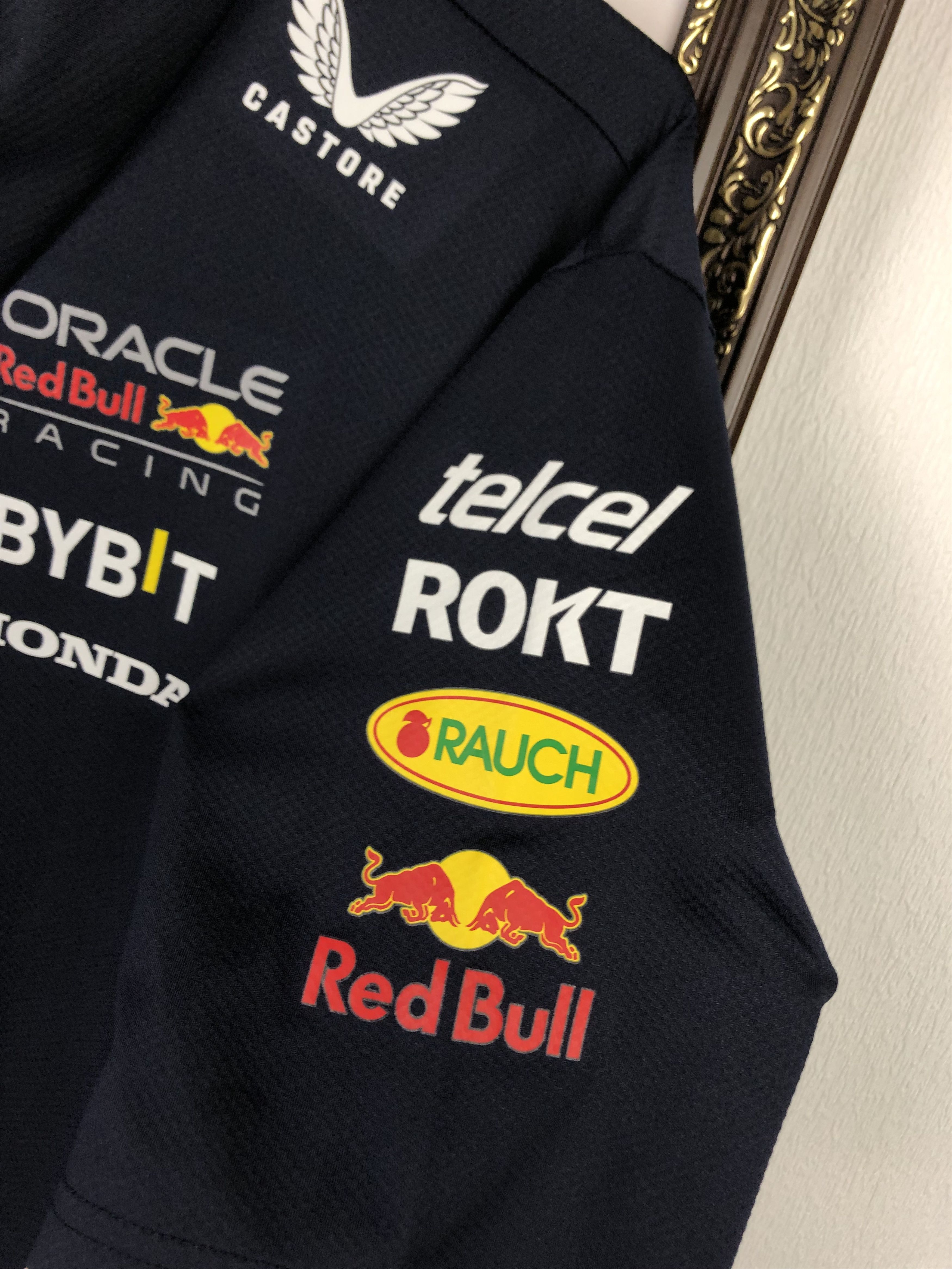 Castore Castore Navy Red Bull Racing 2024 Team Polo F1 Shirt Tee Size US L / EU 52-54 / 3 - 6 Thumbnail