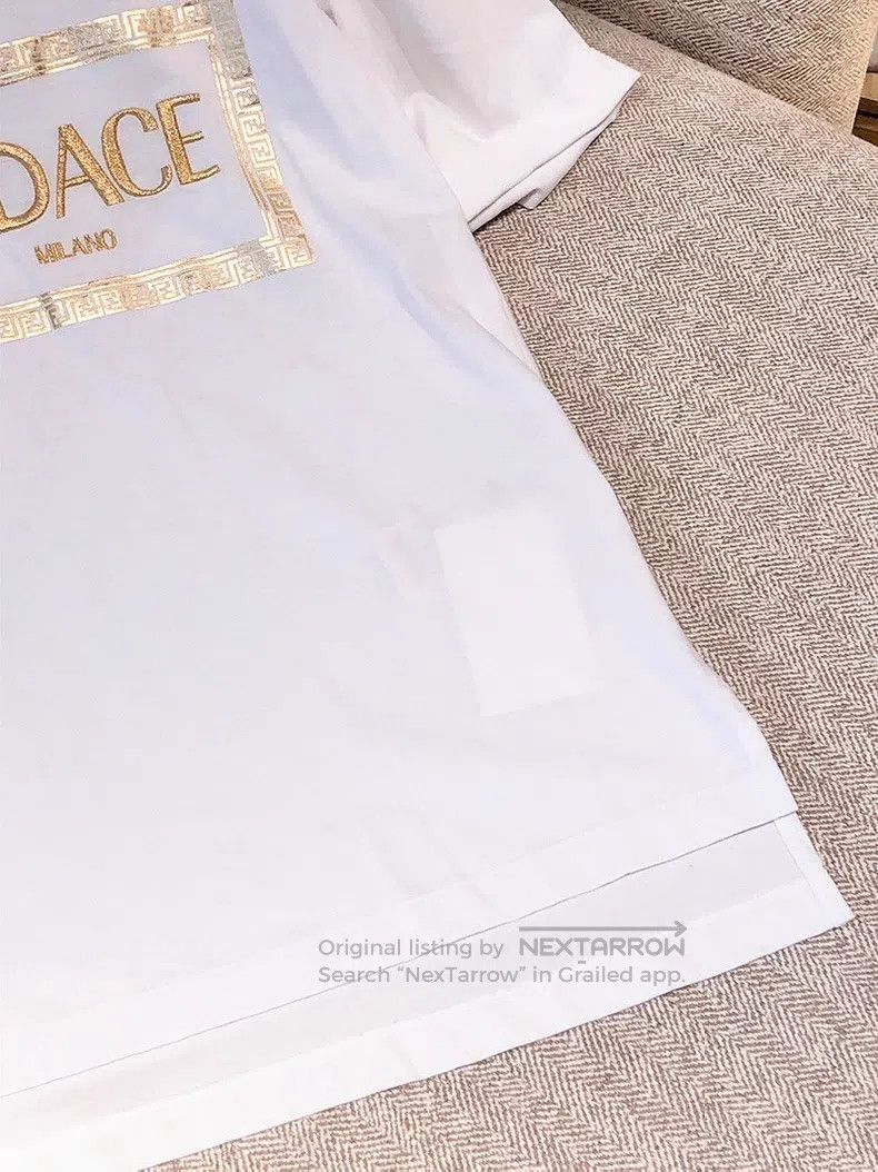 Fendi Fendi FENDACE gold thread embroidered T-shirt, XXS size Size XXS / US 00 / IT 34 - 4 Thumbnail