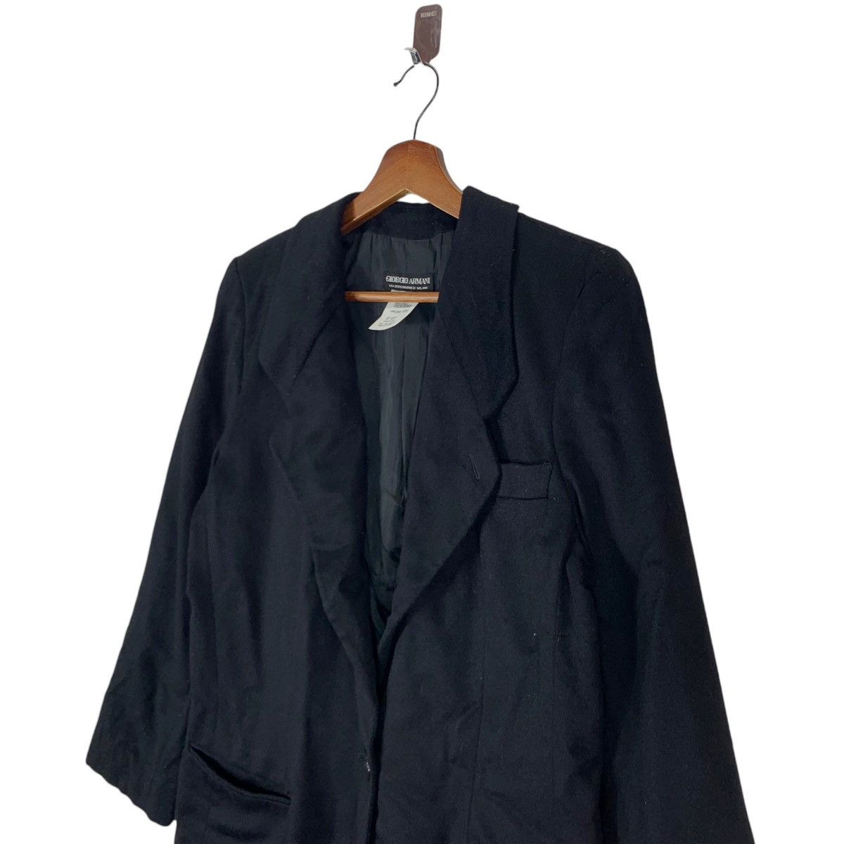 Armani Collezioni VINTAGE GIORGIO ARMANI COLLECTION WOOL COAT Size M / US 6-8 / IT 42-44 - 4 Thumbnail
