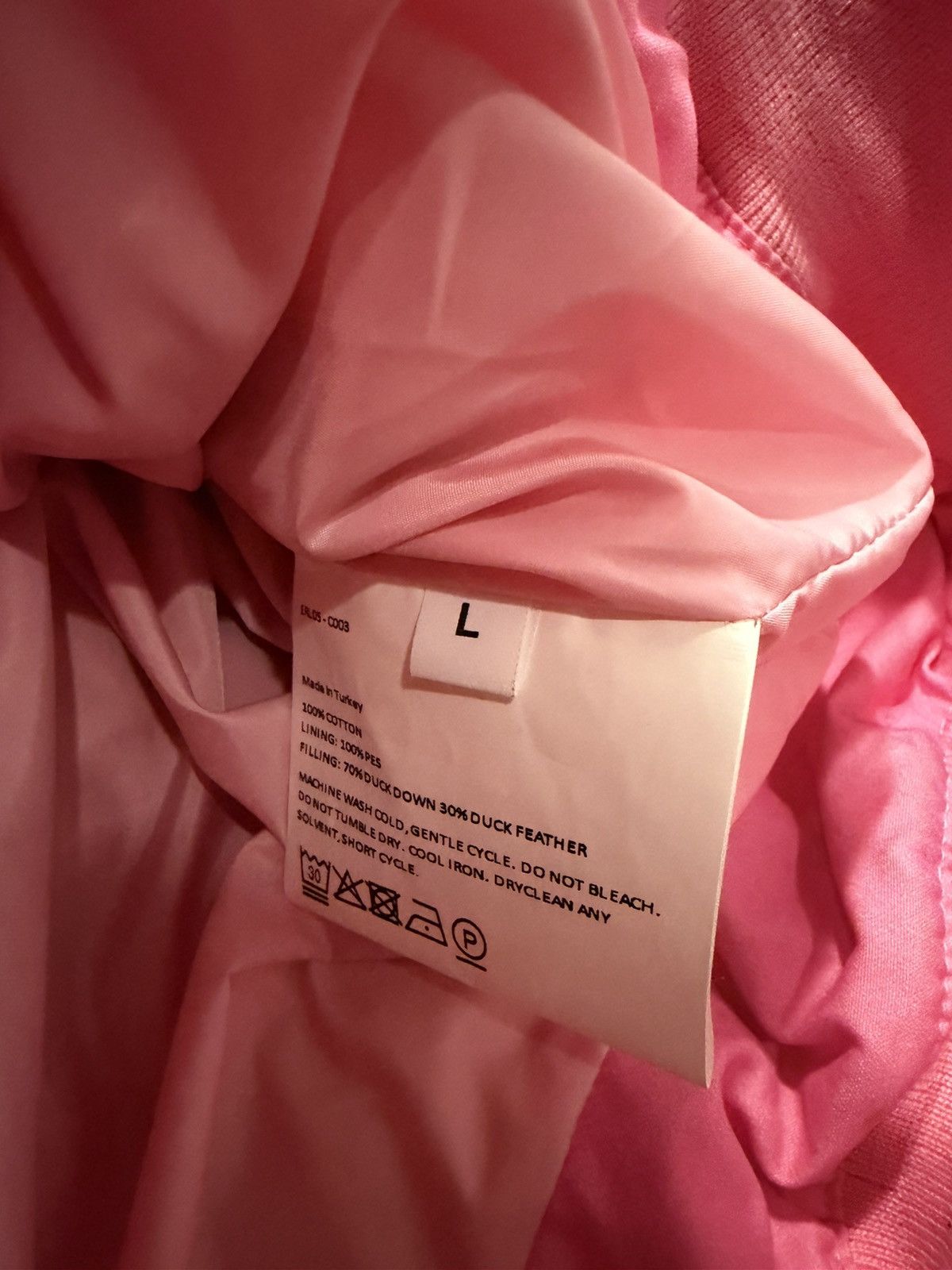 ERL ERL Pink Sunset Puffer Jacket Size US L / EU 52-54 / 3 - 5 Thumbnail