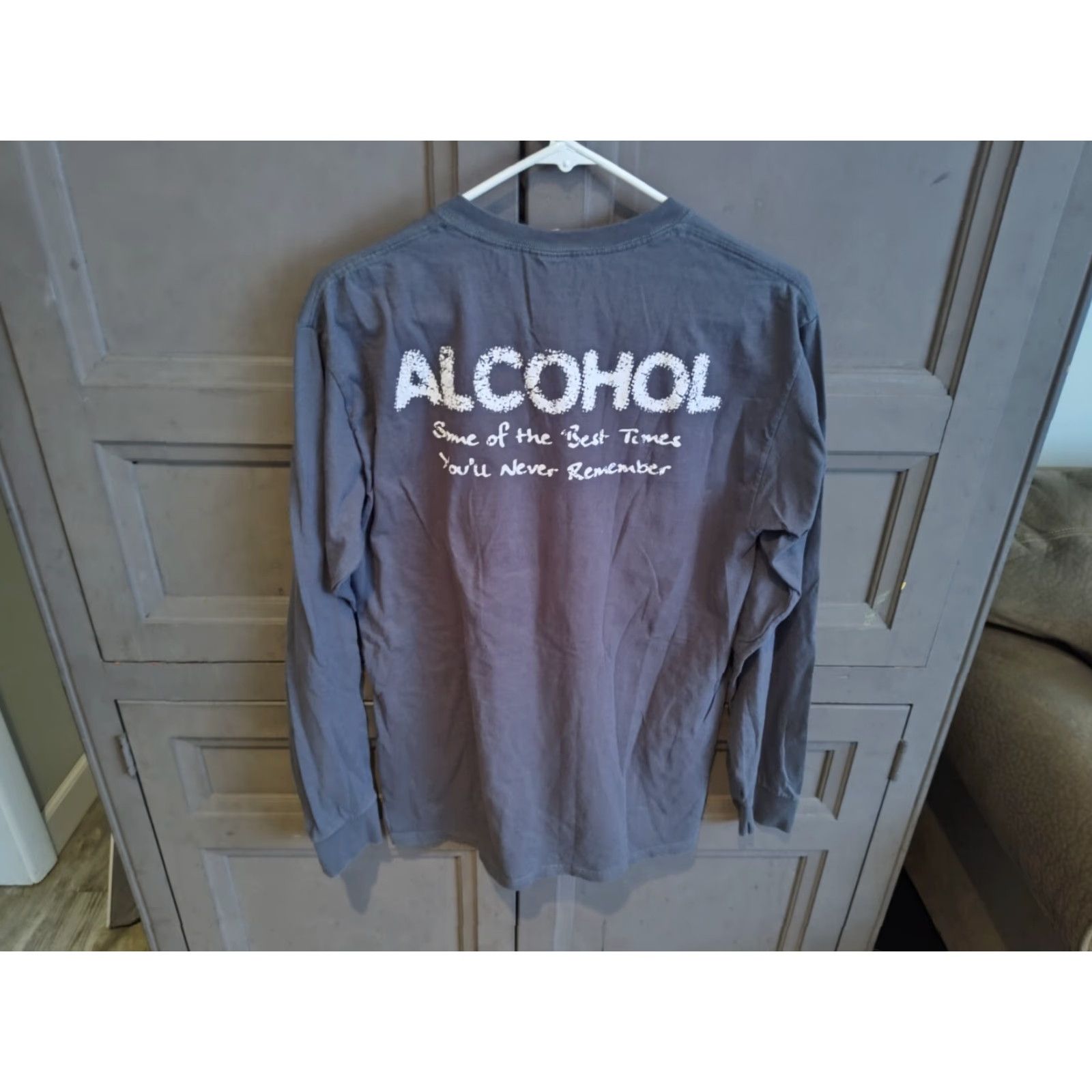 Hanes VINTAGE Brad Paisley Country Nation Concert Long Sleeve T-Shirt Adult Medium Black Graphic Tee Mens Size US M / EU 48-50 / 2 - 6 Thumbnail