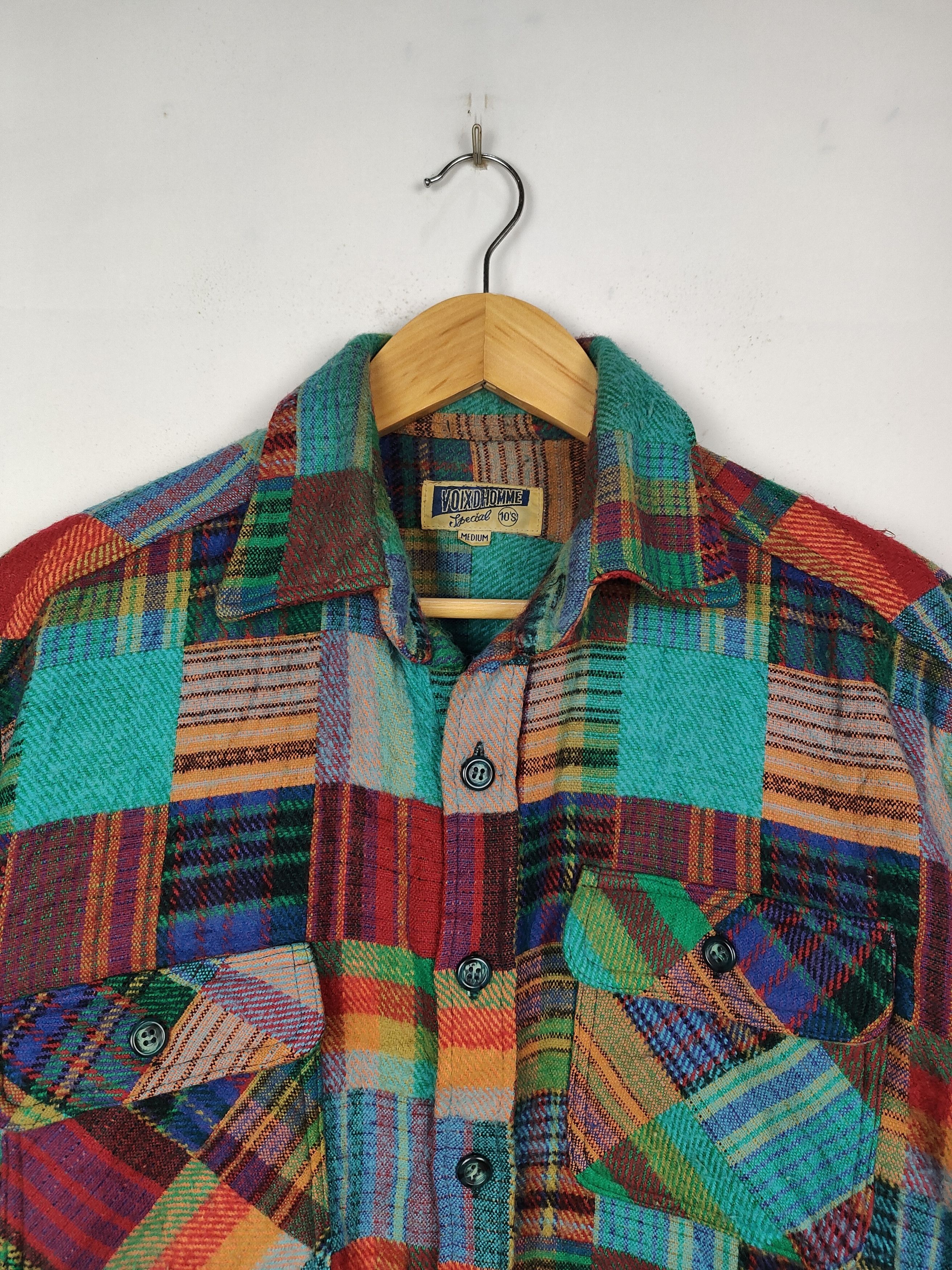Flannel Voix D Homme Colourful Wool Flannel Size US M / EU 48-50 / 2 - 2 Thumbnail