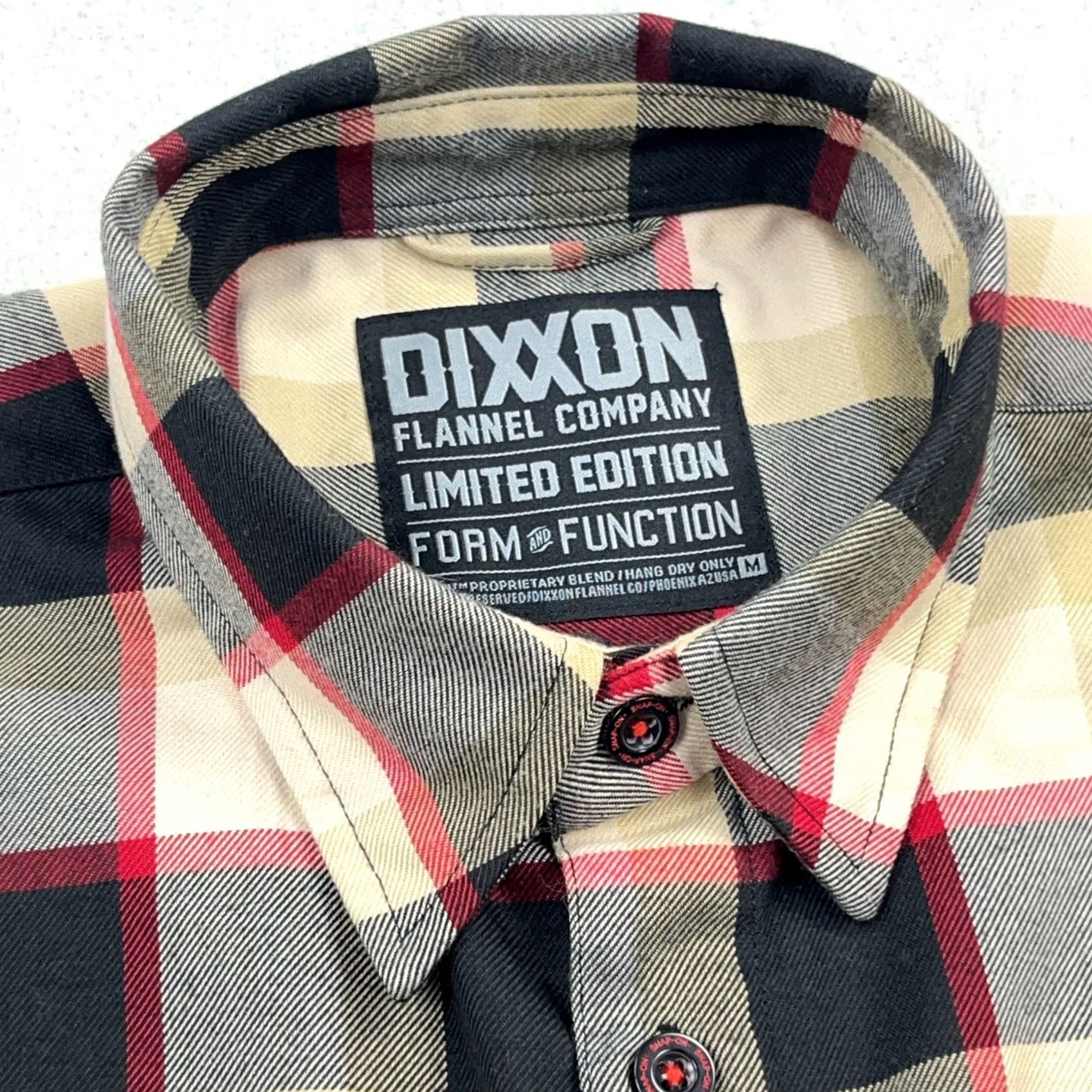 Vintage Dixxon Flannel Button-Up Shirt Men M Tan Black Plaid 90s Vintage Theme Limited Edition Wo Ghost Busters Pocket Size US M / EU 48-50 / 2 - 2 Thumbnail