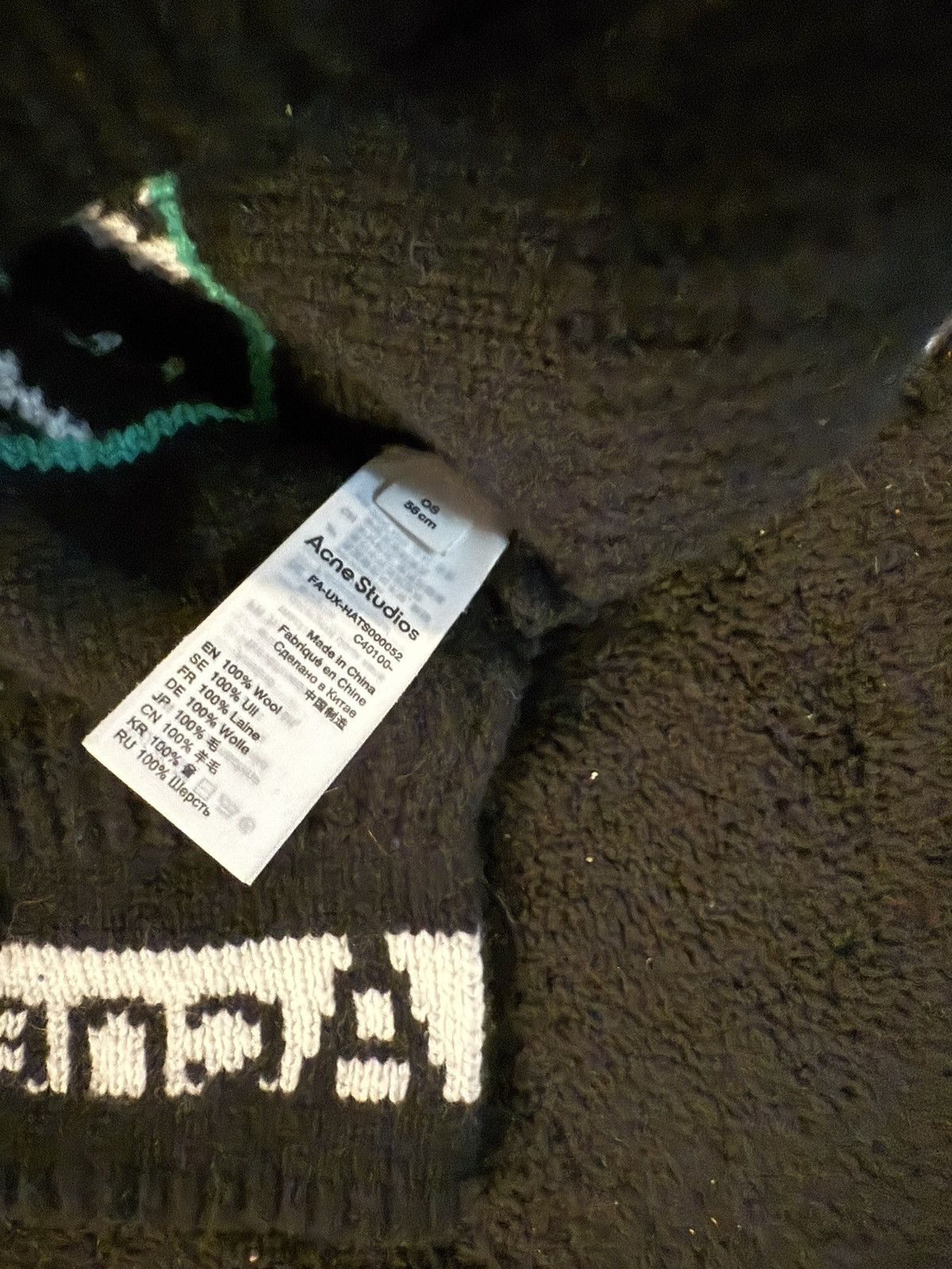 Acne Studios ACNE STUDIOS SKI MASK BALACLAVA Size ONE SIZE - 4 Thumbnail