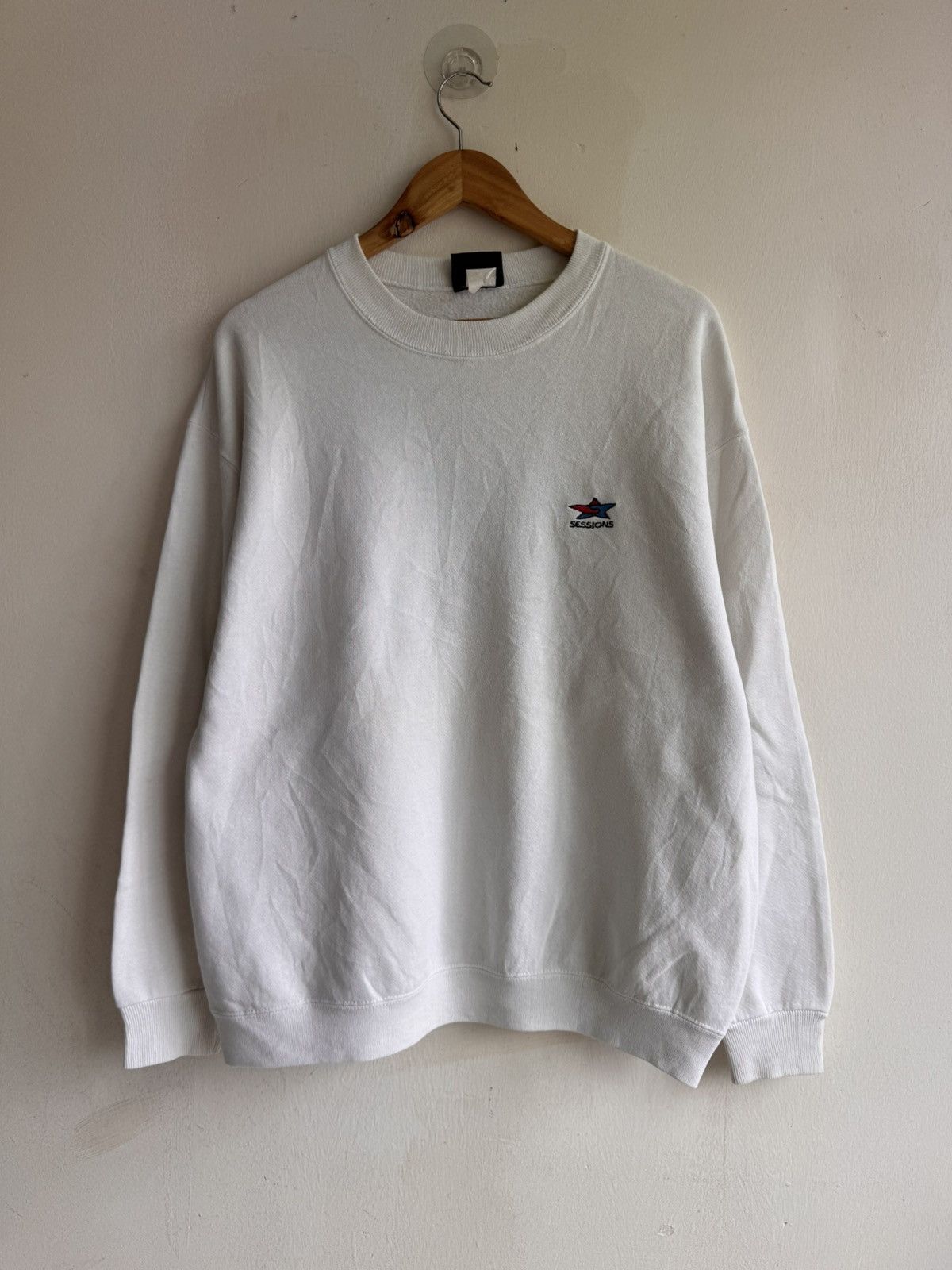 Sessions Vintage 90s SESSIONS SKATEBOARD SWEATSHIRT SMALL LOGO Size US L / EU 52-54 / 3 - 1 Thumbnail