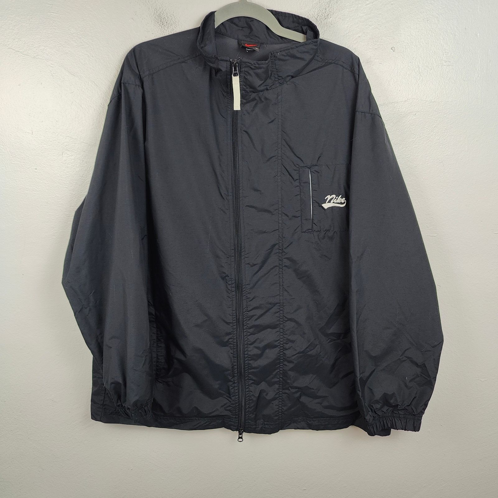 Nike Vintage Y2K Nike Track Jacket Mens Large Black Full Zip Size US L / EU 52-54 / 3 - 1 Thumbnail