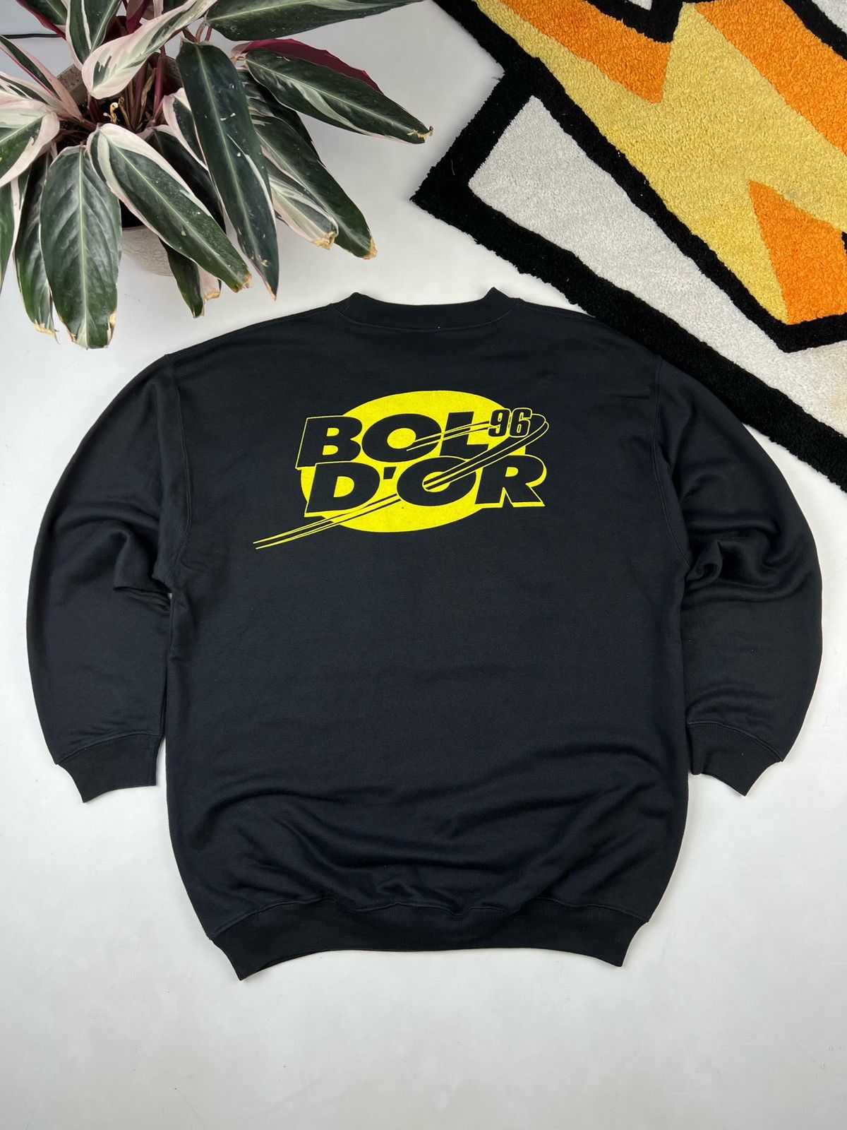Vintage VNTG Bol D’Or 96 Championnat Du Monde Paul Ricard Sweatshirt Size US L / EU 52-54 / 3 - 2 Thumbnail