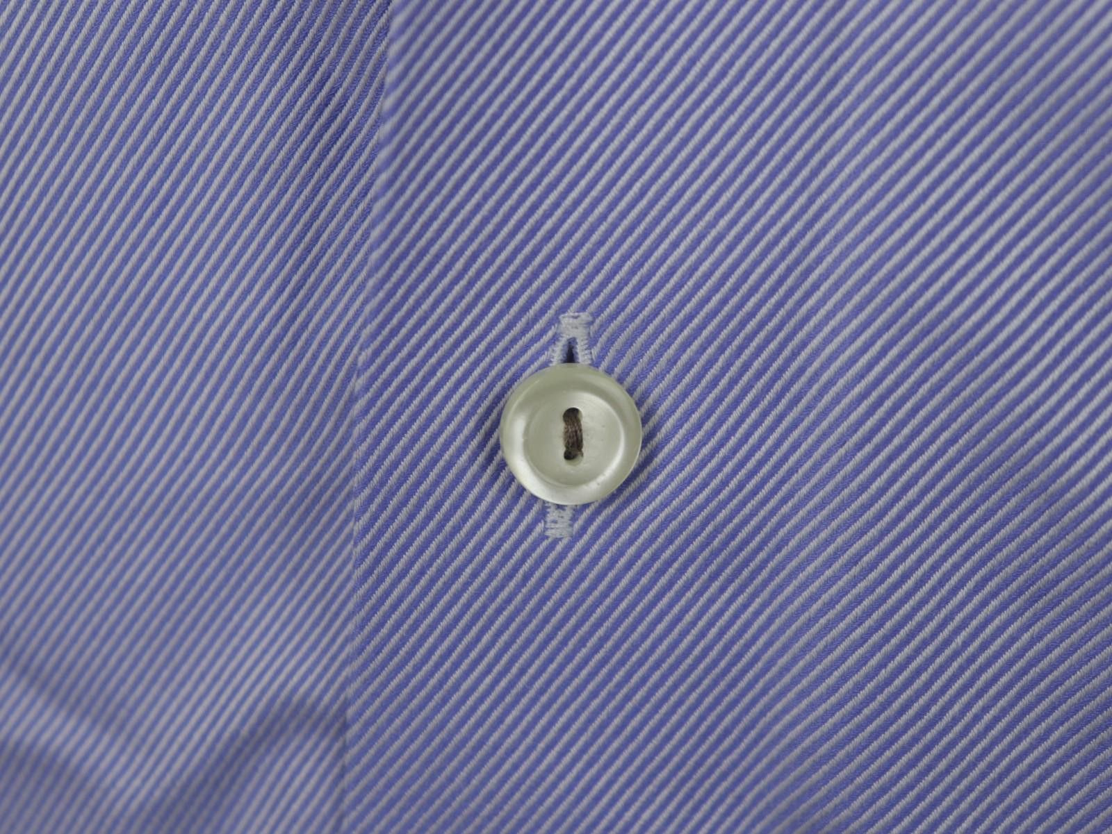 Eton Eton Blue Pinstriped 100% Cotton Collared Shirt Size 40 Size 38R - 5 Thumbnail