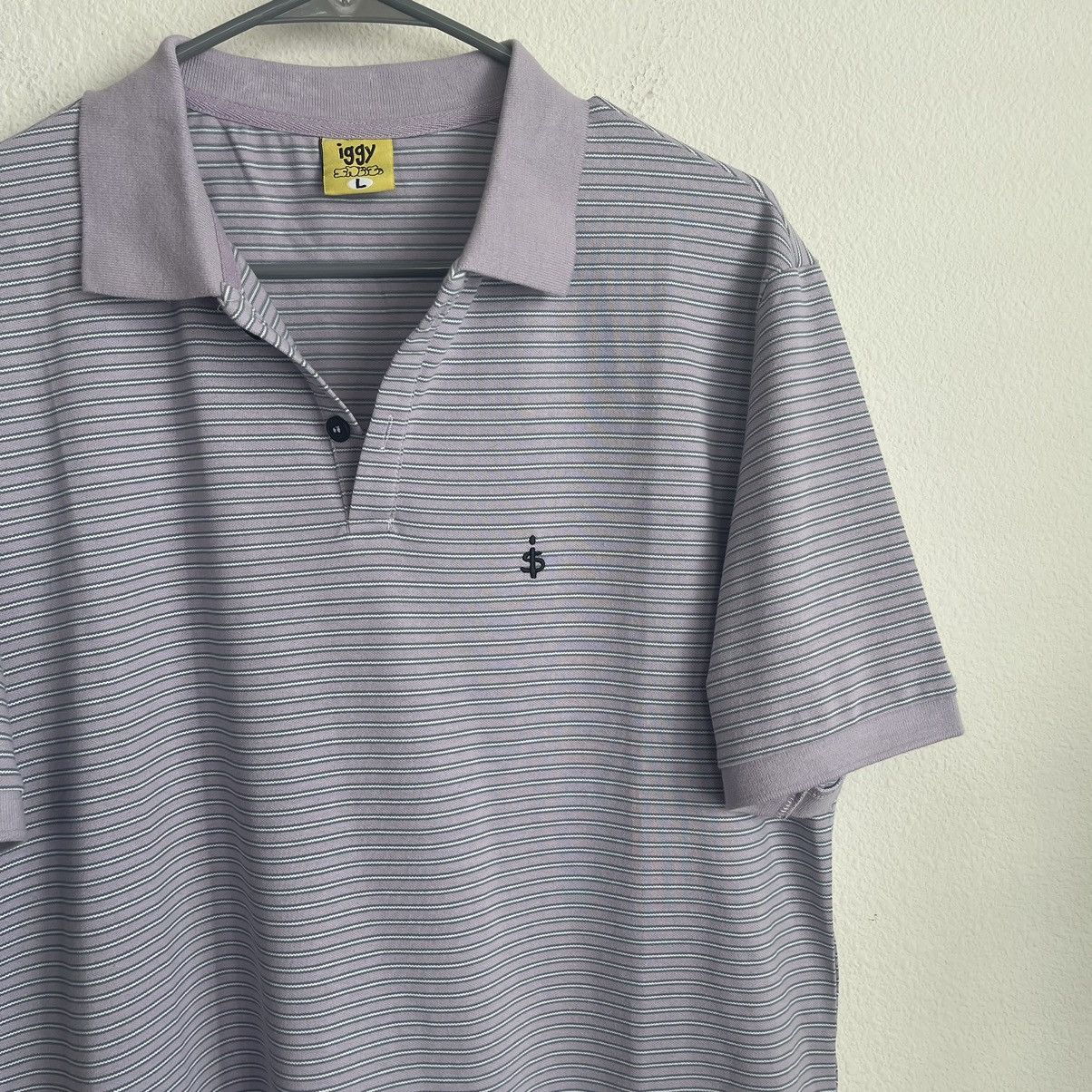 Iggy IGGY NYC Sneeze Striped SS Cropped Fit Skateboarding Polo Size US L / EU 52-54 / 3 - 1 Thumbnail