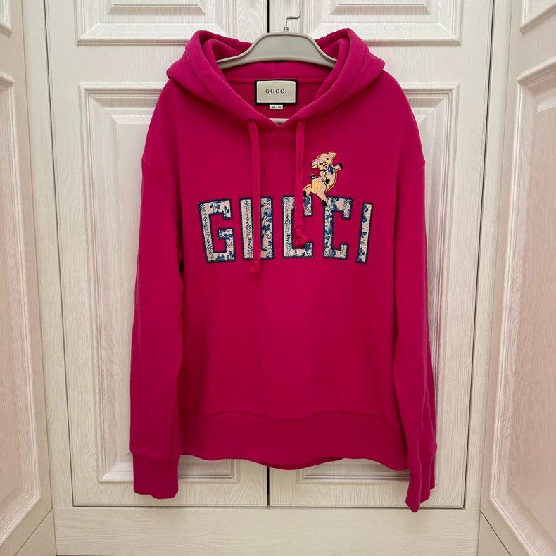 Gucci Gucci Piggy Hooded Sweatshirt 2502-Nextarrow Size US XS / EU 42 / 0 - 1 Thumbnail