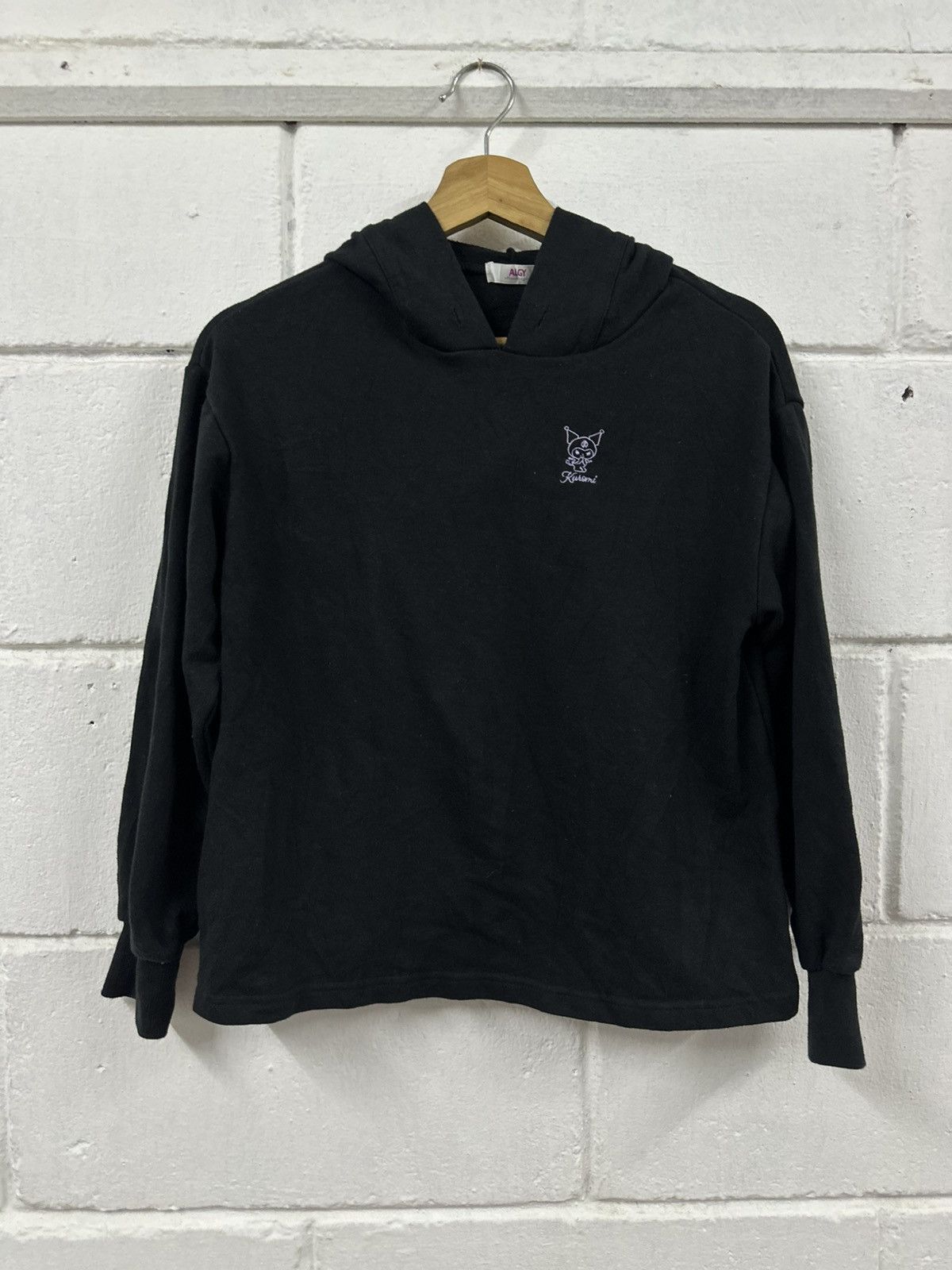 Anime Anime Kuromi Anime Cartoon Embroidered Design Black Hoodie Size US M / EU 48-50 / 2 - 10 Thumbnail
