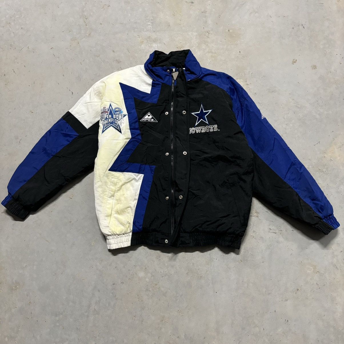 Vintage 90s Dallas Cowboys Apex top Jacket