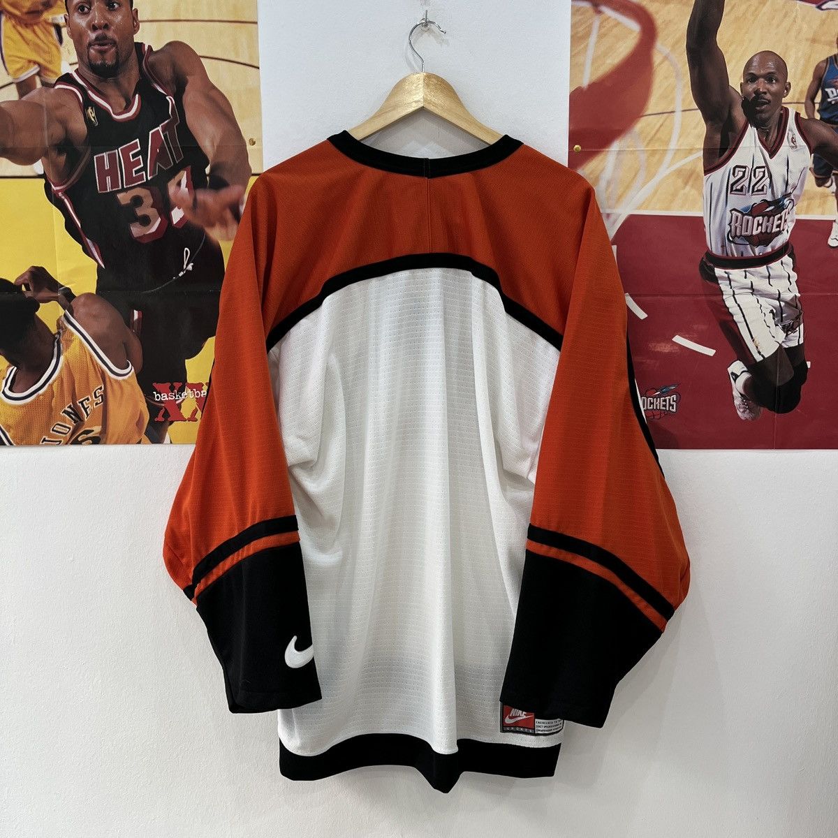 NHL × Nike × Vintage BNWOT Vintage Philadelphia Flyers 97 Home Nike Hockey Jersey Size US L / EU 52-54 / 3 - 2 Thumbnail