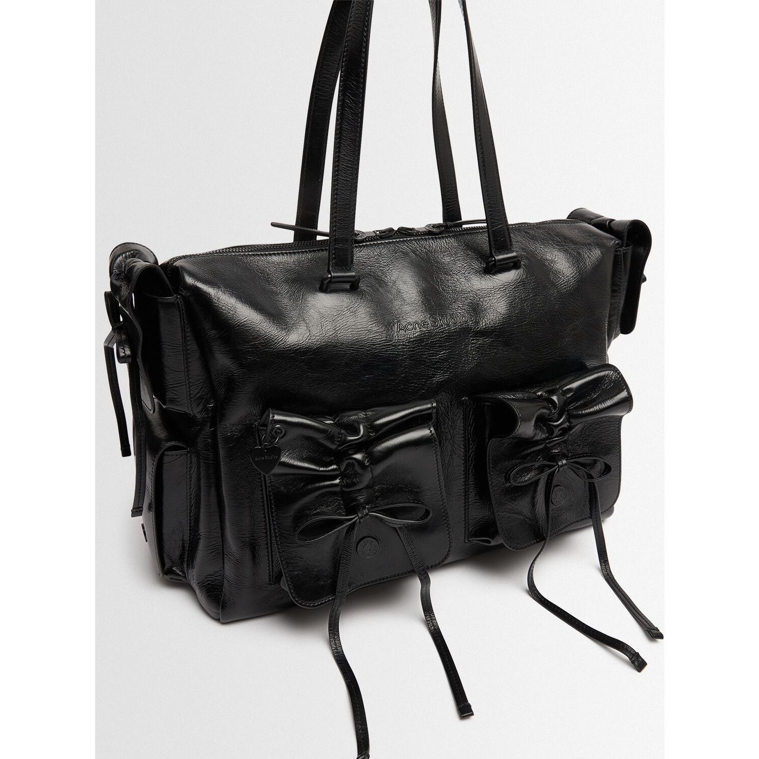 Acne Studios ACNE STUDIOS Multipocket Black Leather Tote Bag New & Authen Size ONE SIZE - 2 Thumbnail