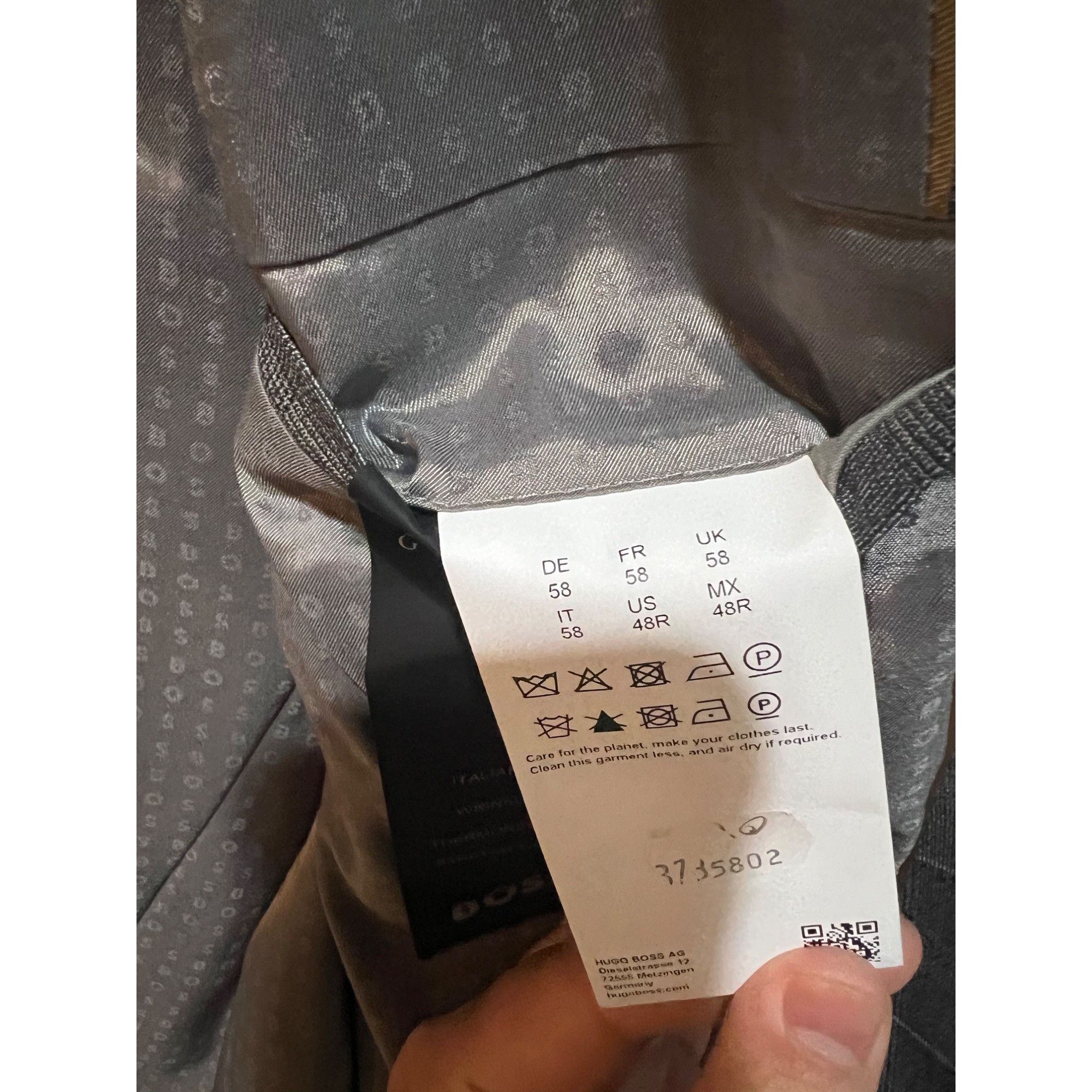 Hugo Boss Hugo Boss Gray Wool Blazer Sport Coat - NWT Size 48R Size 48R - 4 Thumbnail