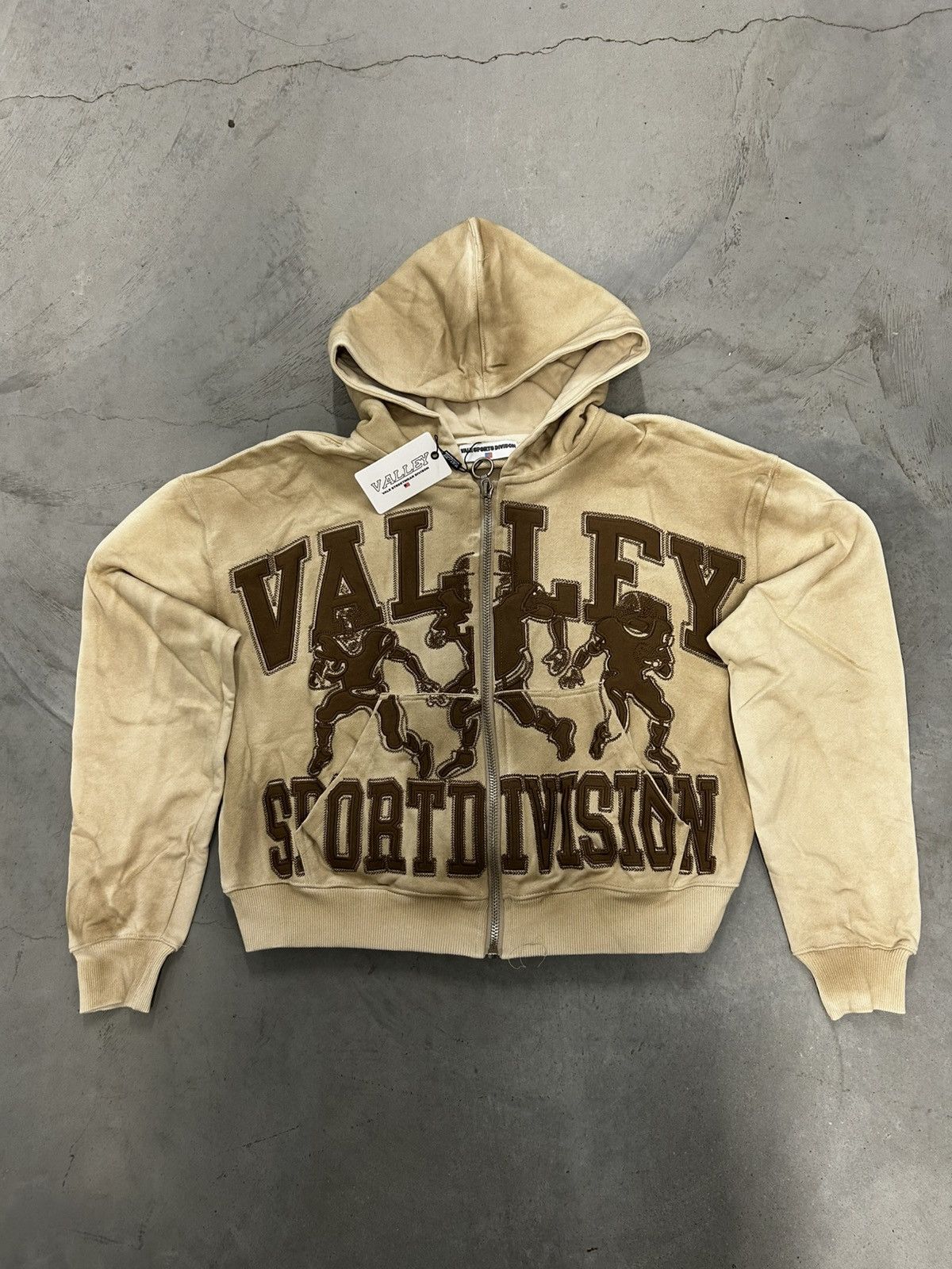 Vale Forever Valley Dreams Tan Mud Friday Zip Up Hoodie