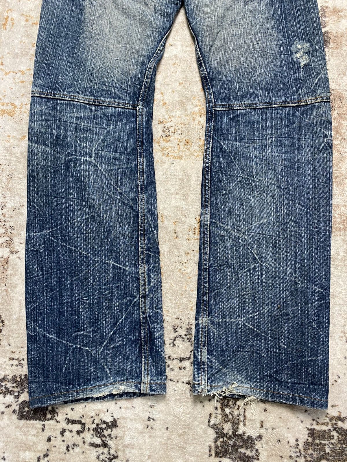 If Six Was Nine 💥Rare Double Waist Handcraft Jeans💥 Size US 31 - 7 Thumbnail