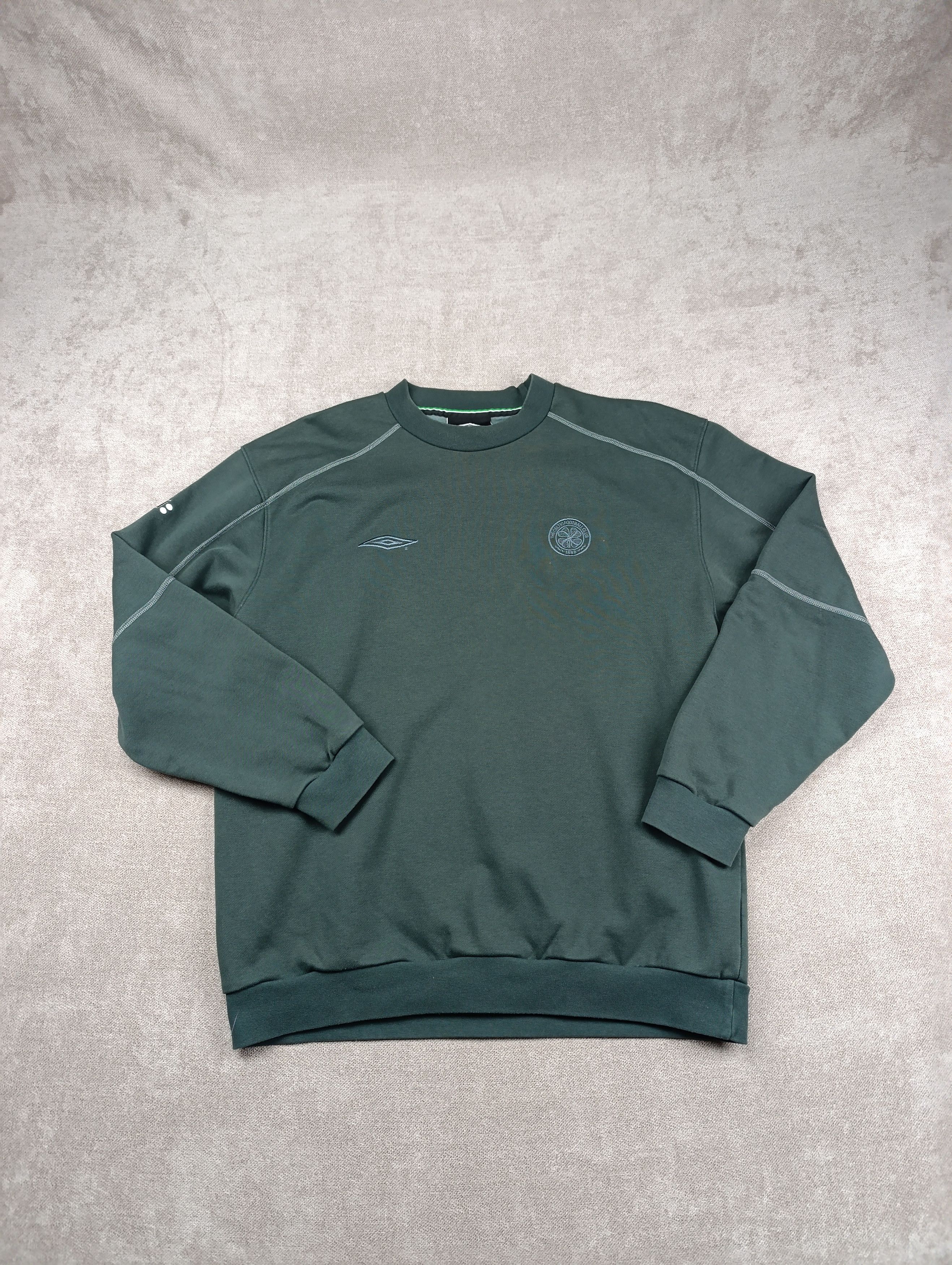 Umbro Umbro Celtic 2000s Vintage Football Jumper Sweatshirt Size US L / EU 52-54 / 3 - 1 Thumbnail