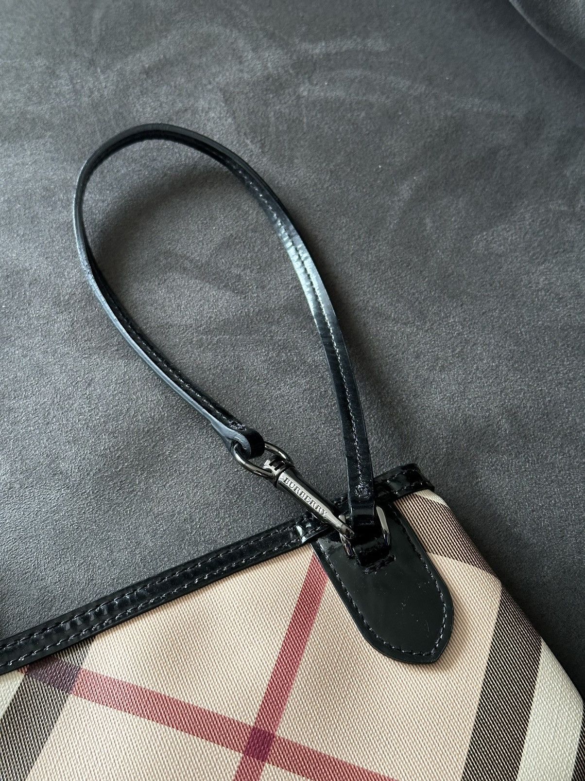Burberry Burberry Small Nova Check Pouch / Burberry Hand bag Mini Size ONE SIZE - 3 Thumbnail