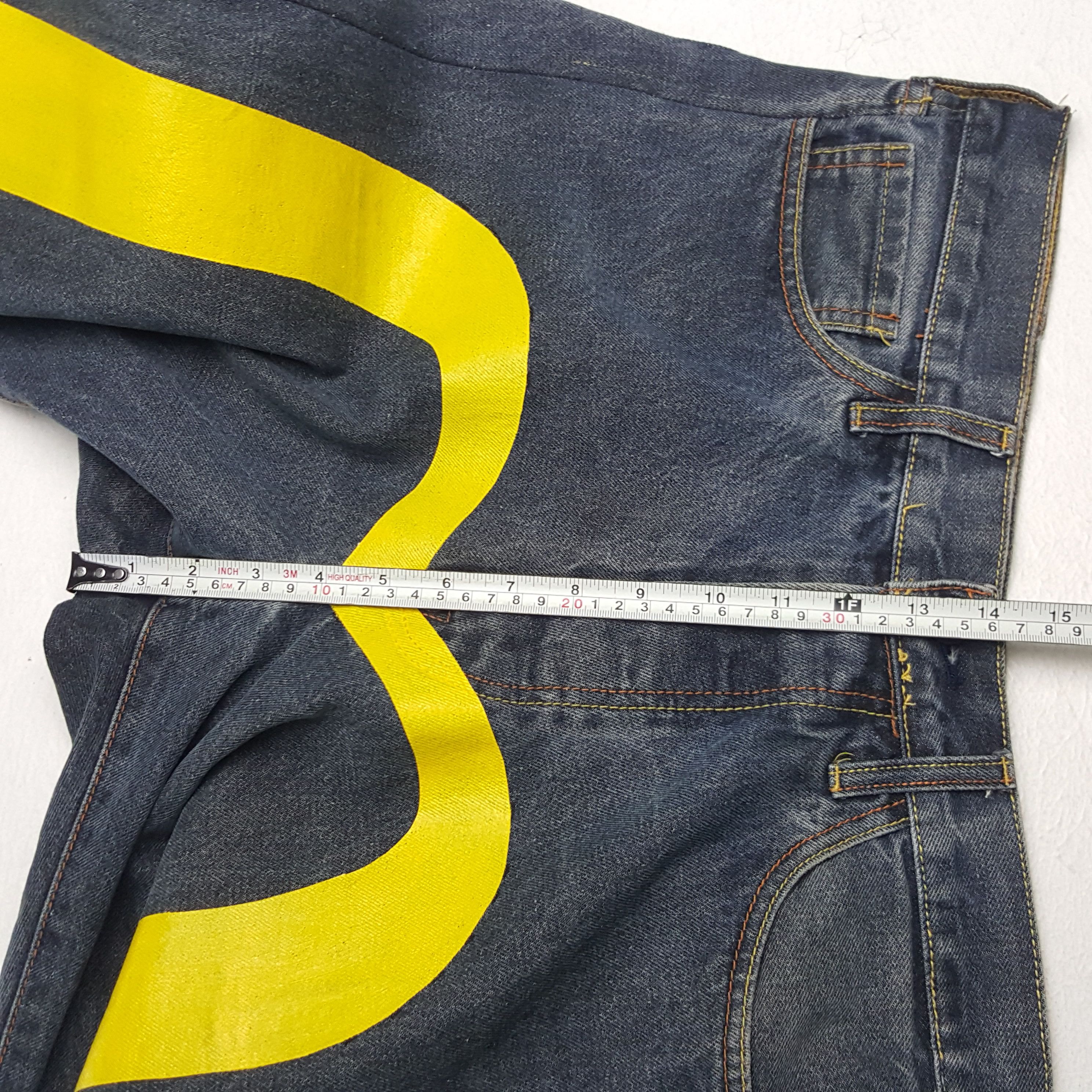 Japanese Brand × Vintage Vintage Evisu Japanese Brand Daicock Custom Art Denim Jeans Size US 33 - 12 Thumbnail
