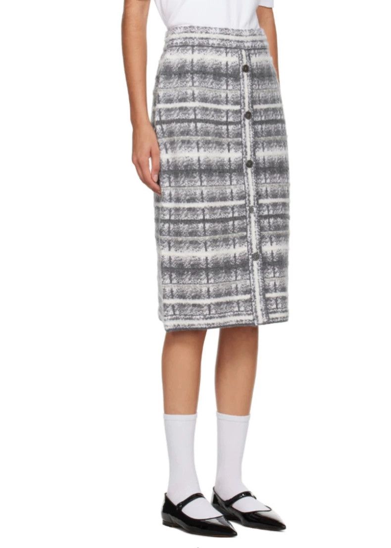 Thom Browne Thom Browne size38 Grain knit wool half length skirt Size 25" / US 0 / IT 36 - 3 Thumbnail