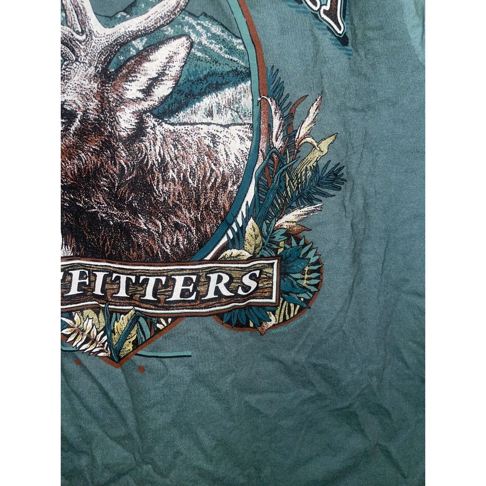 Vintage Vintage Montana Back Country Outfitters Shirt Elk Tee 90s L Size US L / EU 52-54 / 3 - 11 Thumbnail
