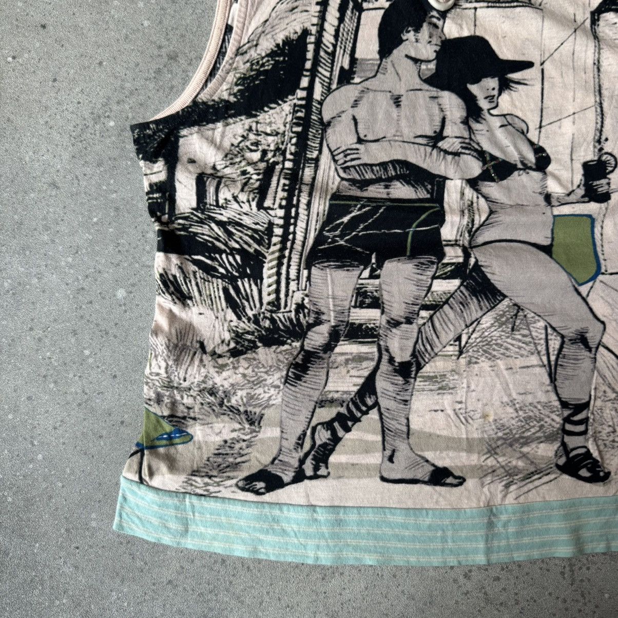Custo Barcelona Custo Barcelona Vintage Sexy Y2K Print T-Shirt Size M / US 6-8 / IT 42-44 - 6 Thumbnail