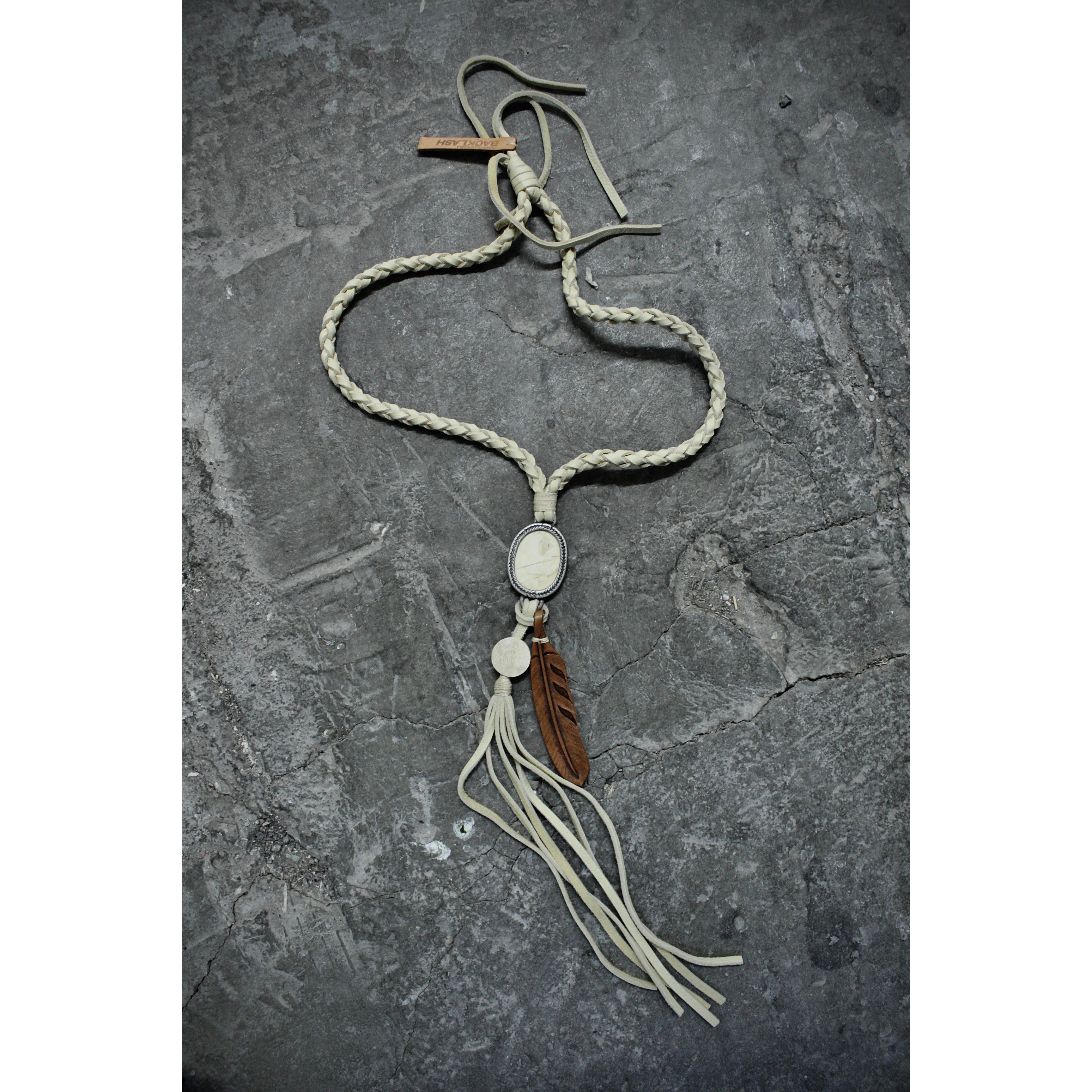 Isamu Katayama Backlash Isamu Katayama “BACKLASH” Feather & Horn Pendant Necklace Size ONE SIZE - 3 Thumbnail