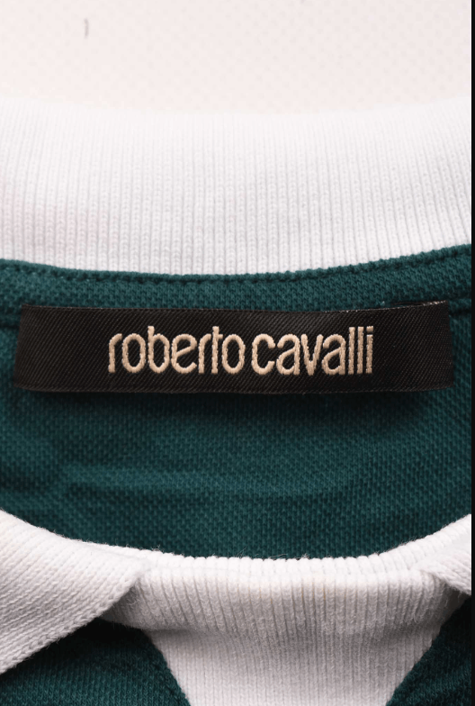 Roberto Cavalli Roberto Cavalli Pique Polo Shirt Green Size S Size US S / EU 44-46 / 1 - 3 Thumbnail